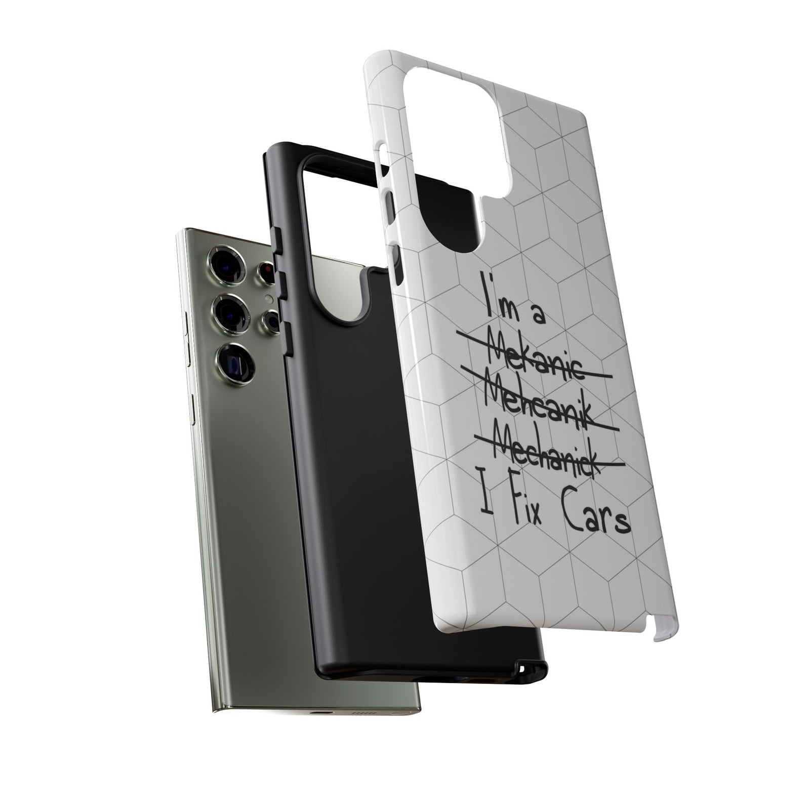 Mechanic I Fix Cars Funny Tough Phone Case | Car Guy Gift