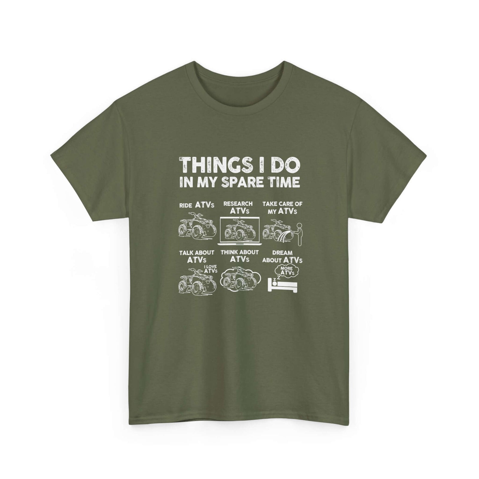 Things I Do in My Spare Time ATV T-Shirt | Quad Rider Gift