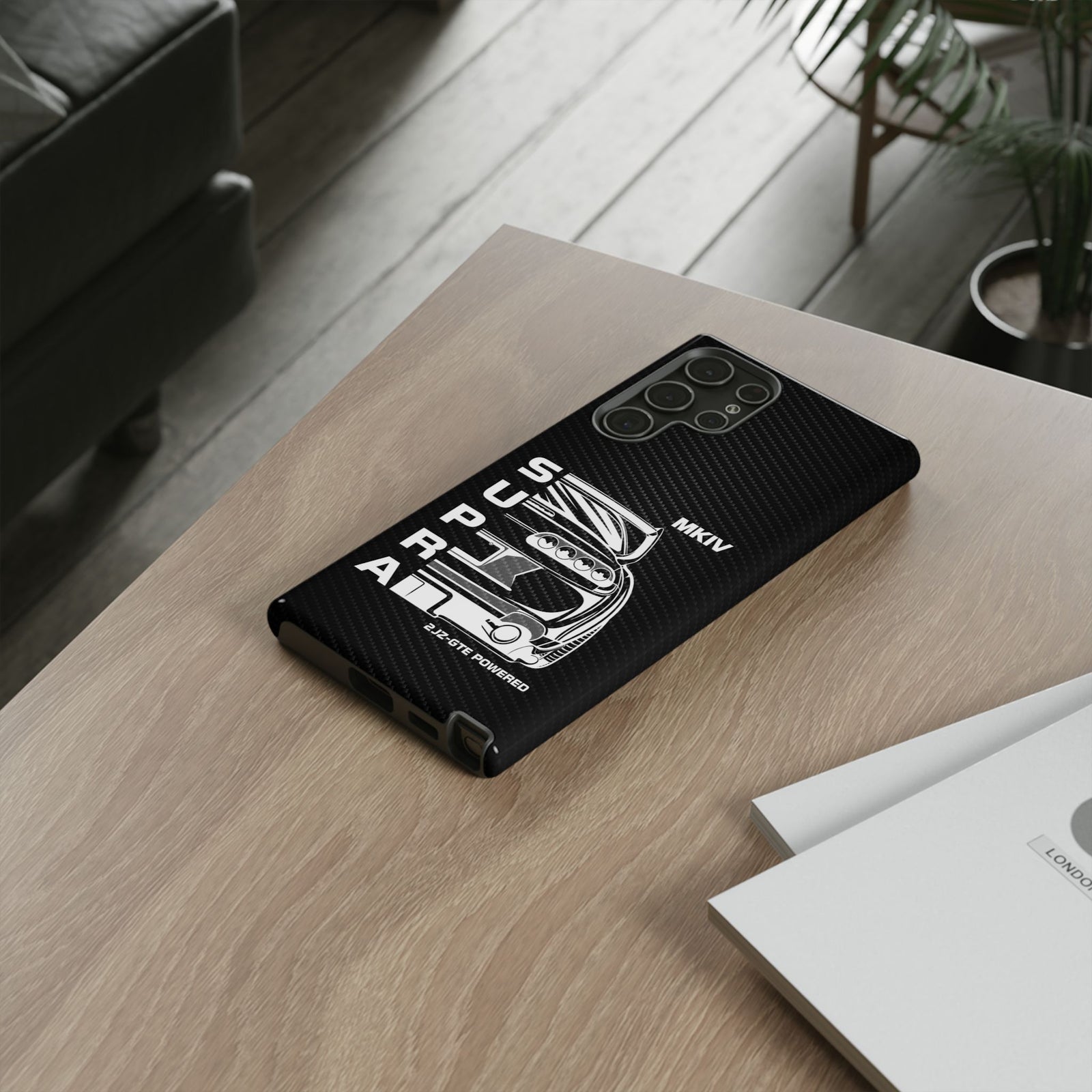 JDM Back View Tough Phone Case - Samsung Galaxy S22 Ultra, glossy, lifestyle photo