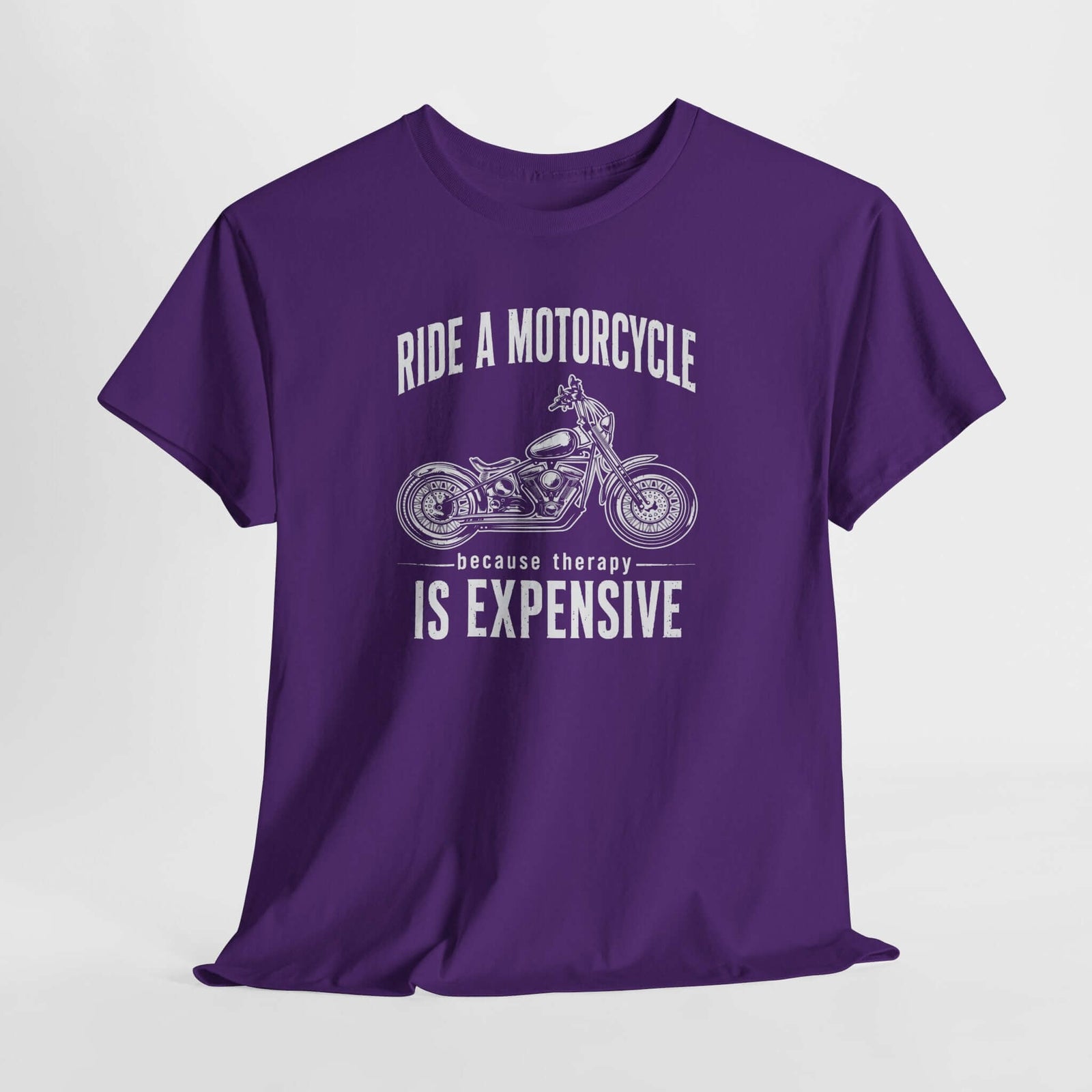 Cruiser motorcycle t-shirt print detail close-up