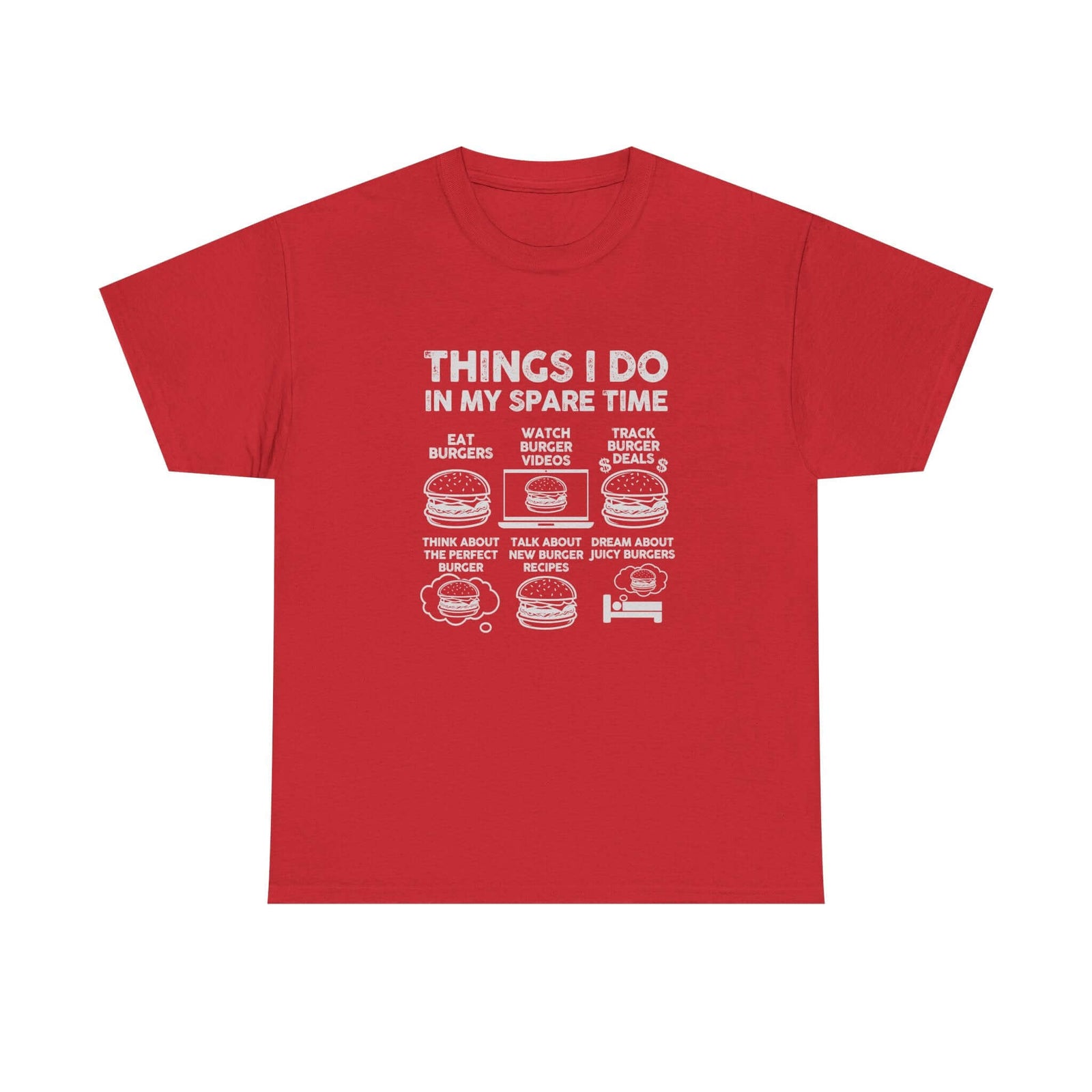 Things I Do in My Spare Time Burger T-Shirt t-shirt lifestyle - car guy present