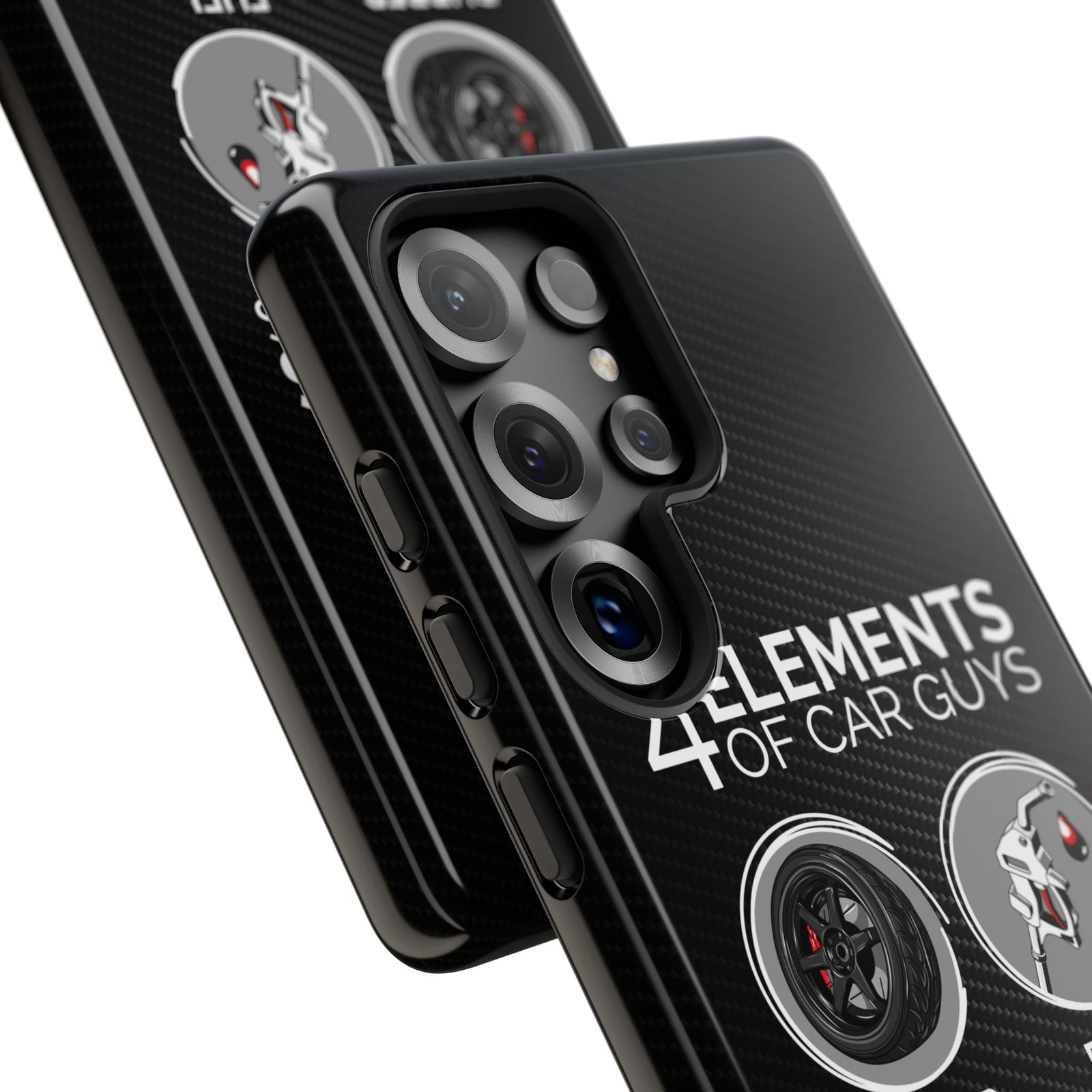 The 4 Elements of Car Guys Tough Phone Case | Funny Car Lover Gift