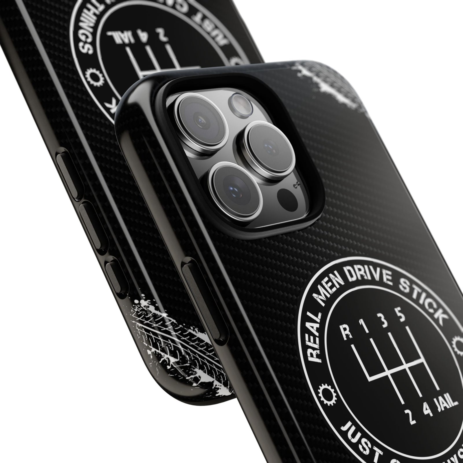Real Men Drive Stick Manual Transmission Tough Phone Case | Car Guy Gift