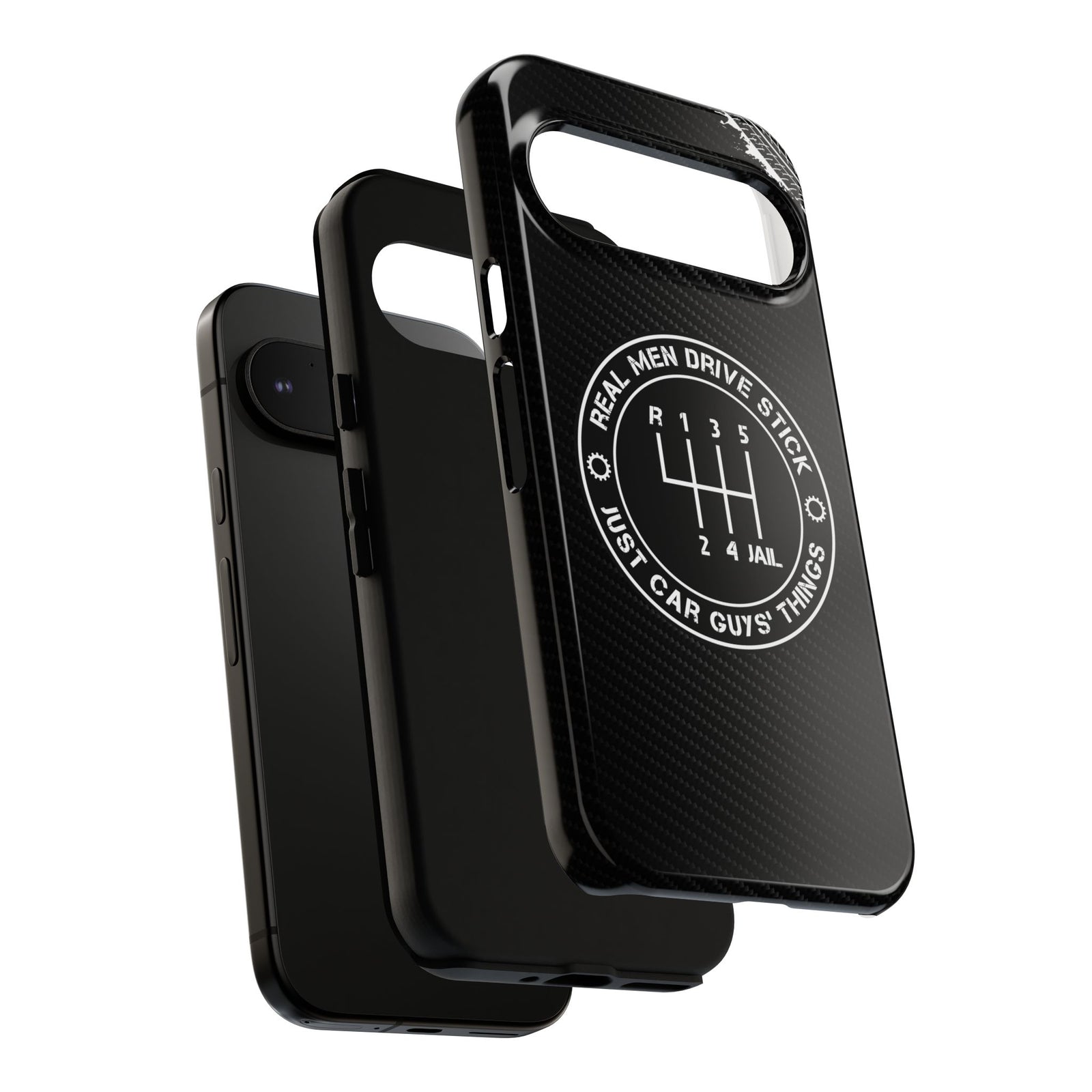 Real Men Drive Stick Manual Transmission Tough Phone Case | Car Guy Gift