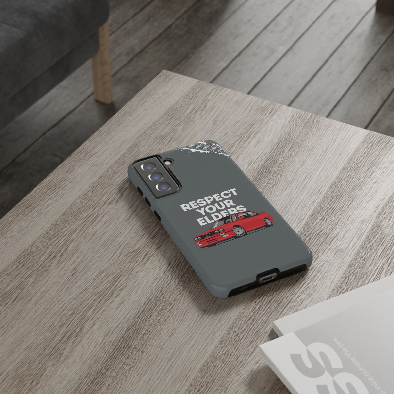 E30 M3 Respect Your Elders Tough Phone Case | Classic Car Guy Gift