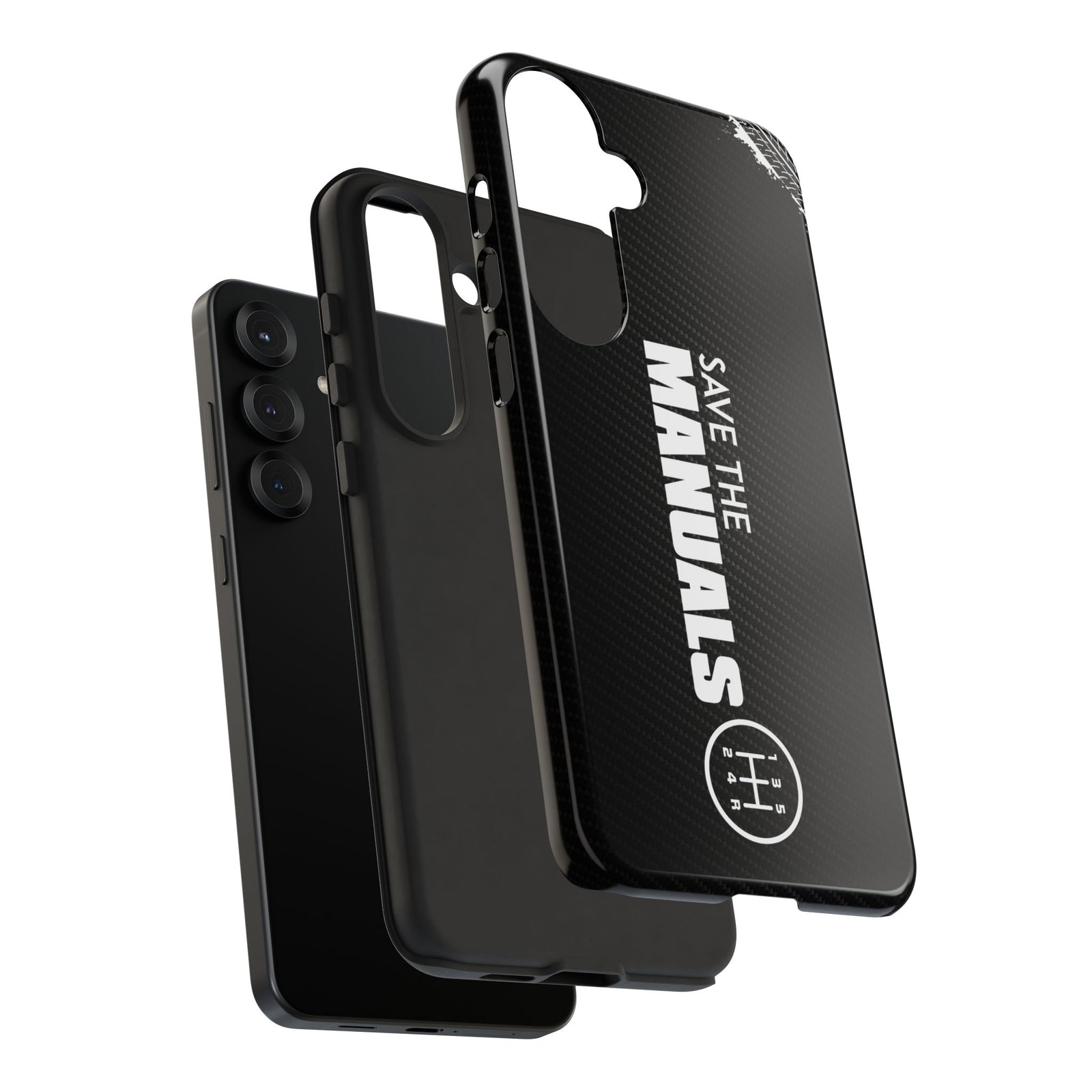 Save The Manuals Tough Phone Case | Manual Transmission Car Guy Gift