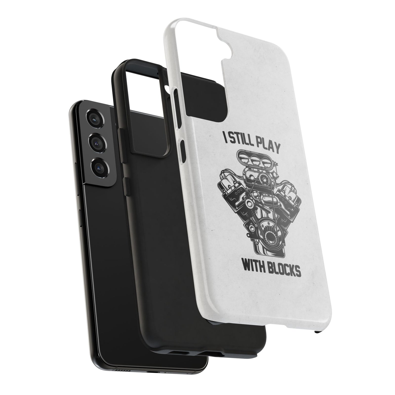I Still Play with Blocks Engine Swap Tough Phone Case | Car Mechanic Gift