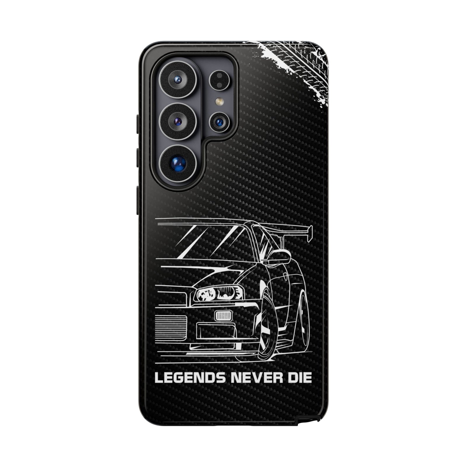 JDM Legends Never Die Tough Phone Case - Samsung Galaxy S26 Ultra, glossy, front view