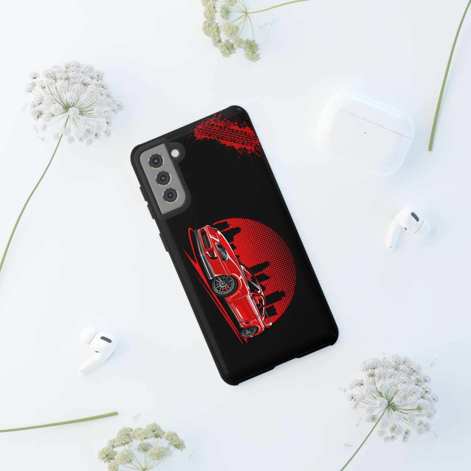 MKIV A80 Supra 2JZ Red City Tough Phone Case | JDM Car Guy Gift