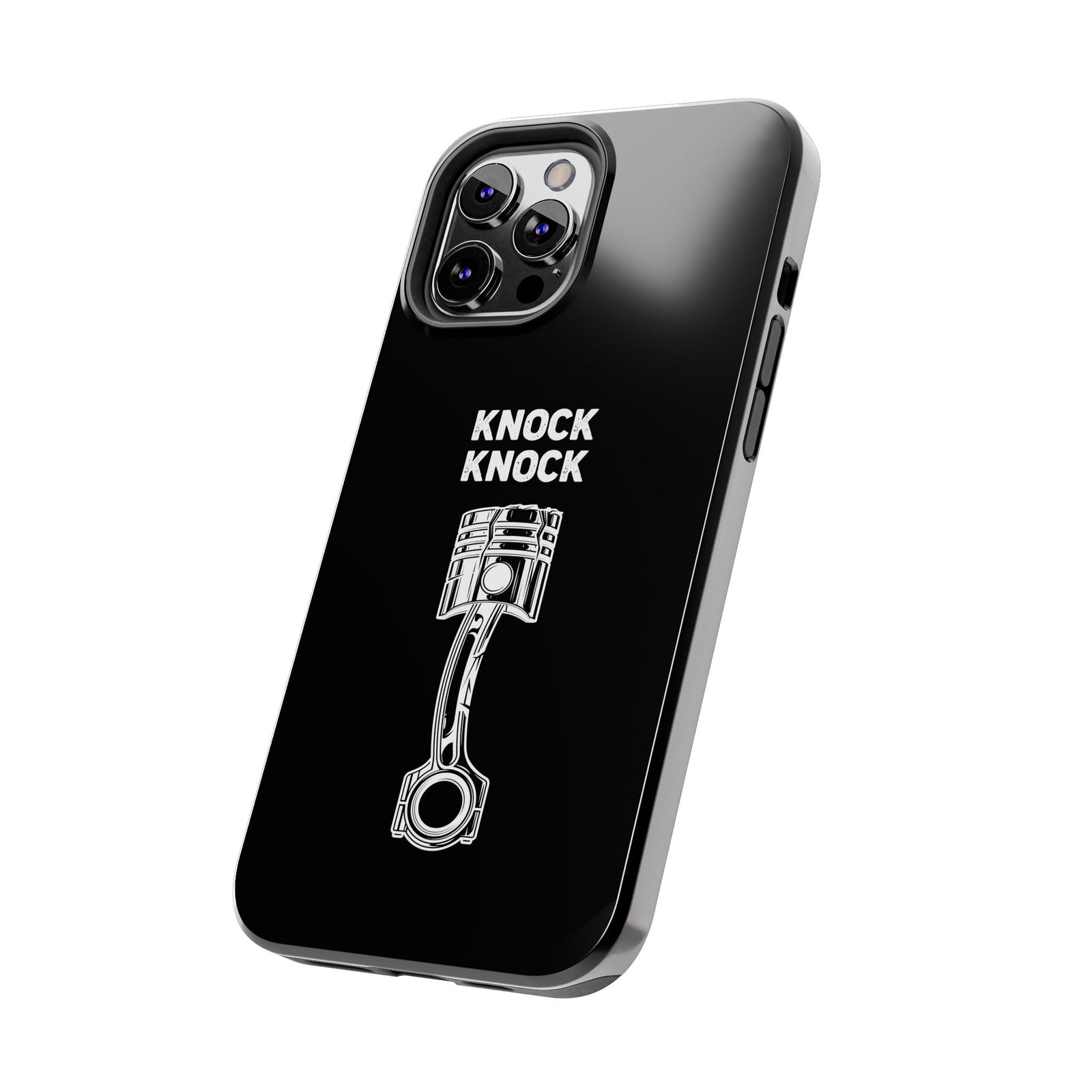 Knock Knock Broken Piston Phone Case | Funny Mechanic Car Guy Gift