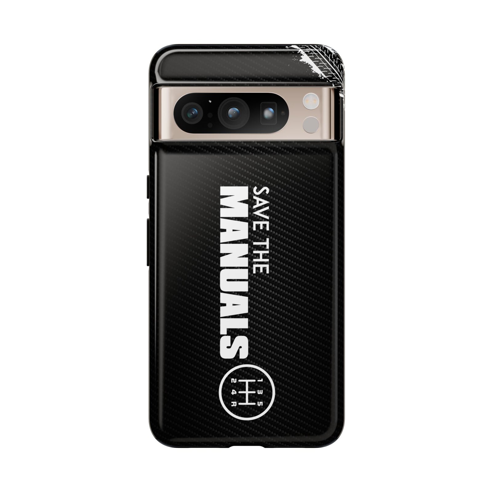 Save The Manuals Tough Phone Case | Manual Transmission Car Guy Gift