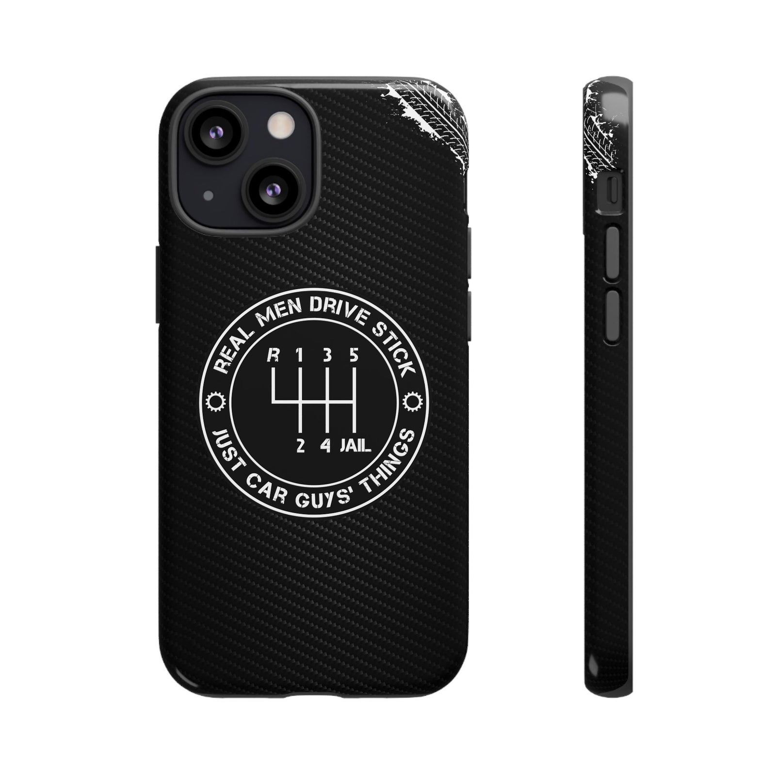 Real Men Drive Stick Manual Transmission Tough Phone Case | Car Guy Gift