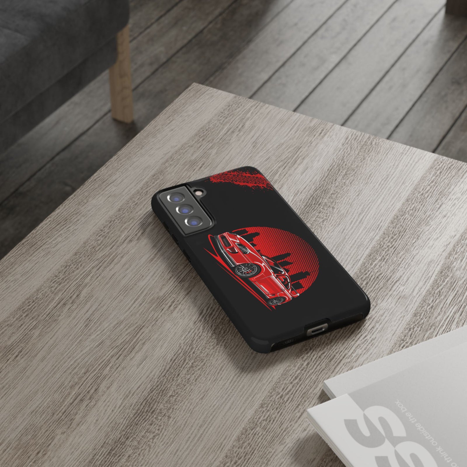 MKIV A80 Supra 2JZ Red City Tough Phone Case | JDM Car Guy Gift