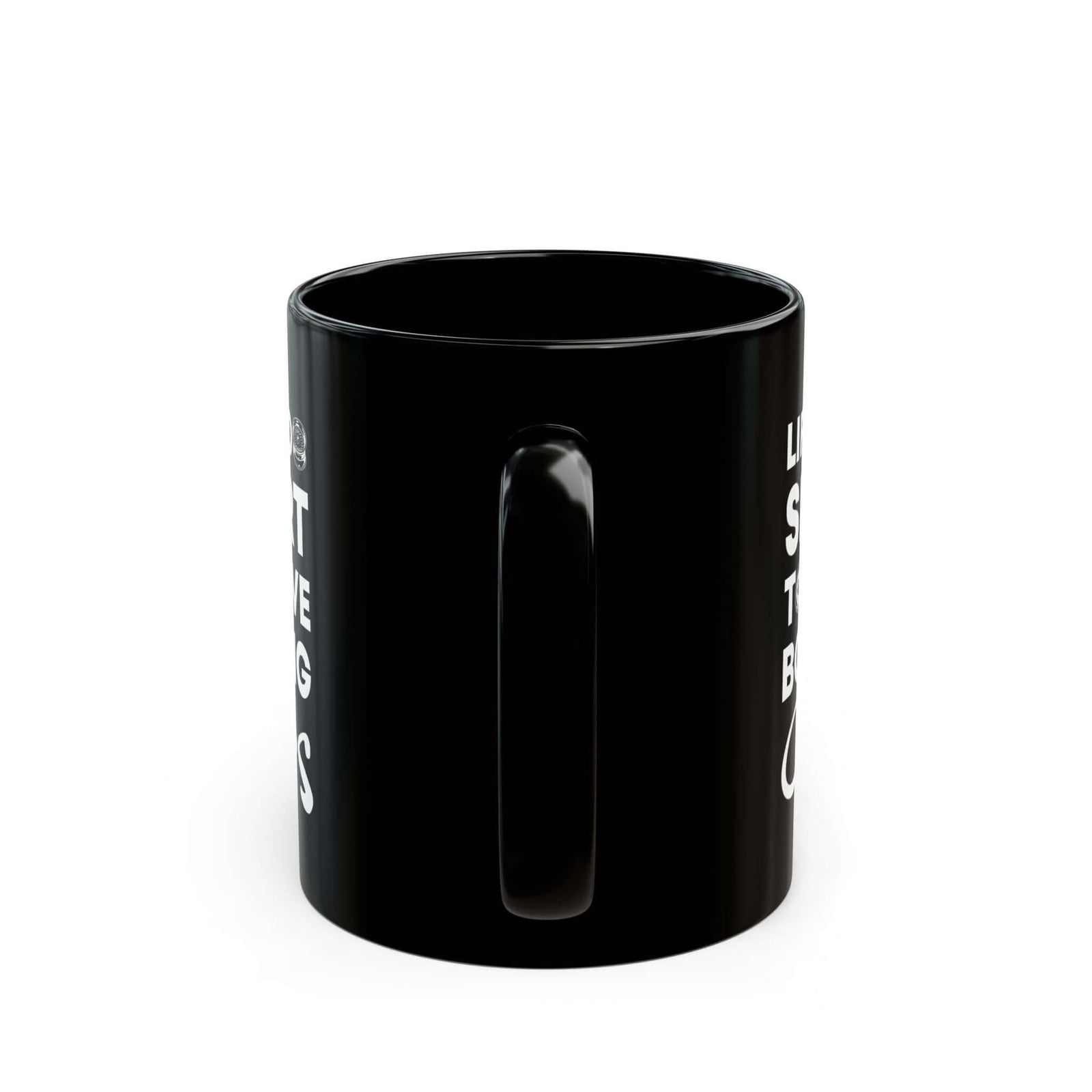 Life Is Too Short to Drive Boring Cars Mug mug handle view - car lover gift