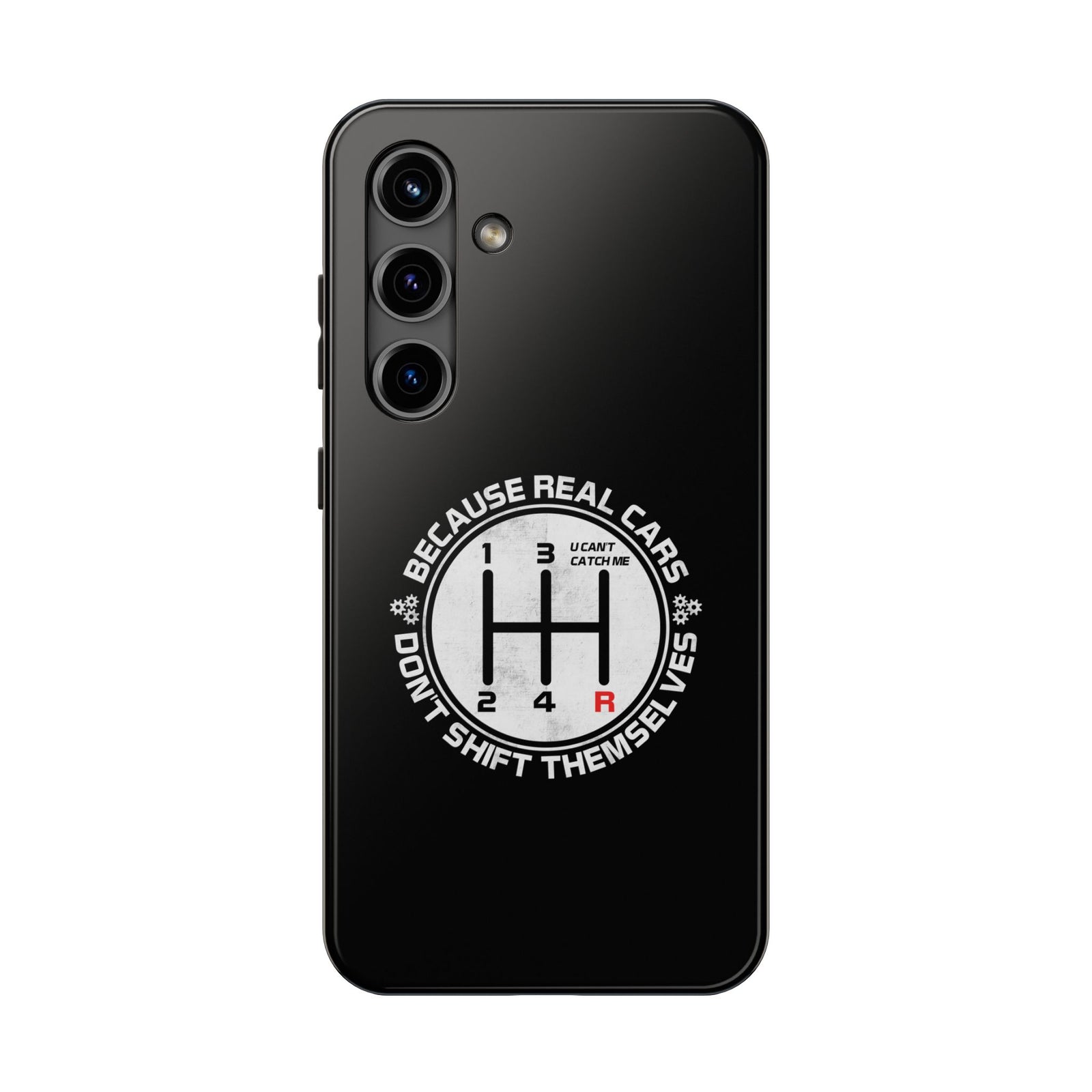 Real Cars Don't Shift Themselves Tough Phone Case | Manual Car Guy Gift