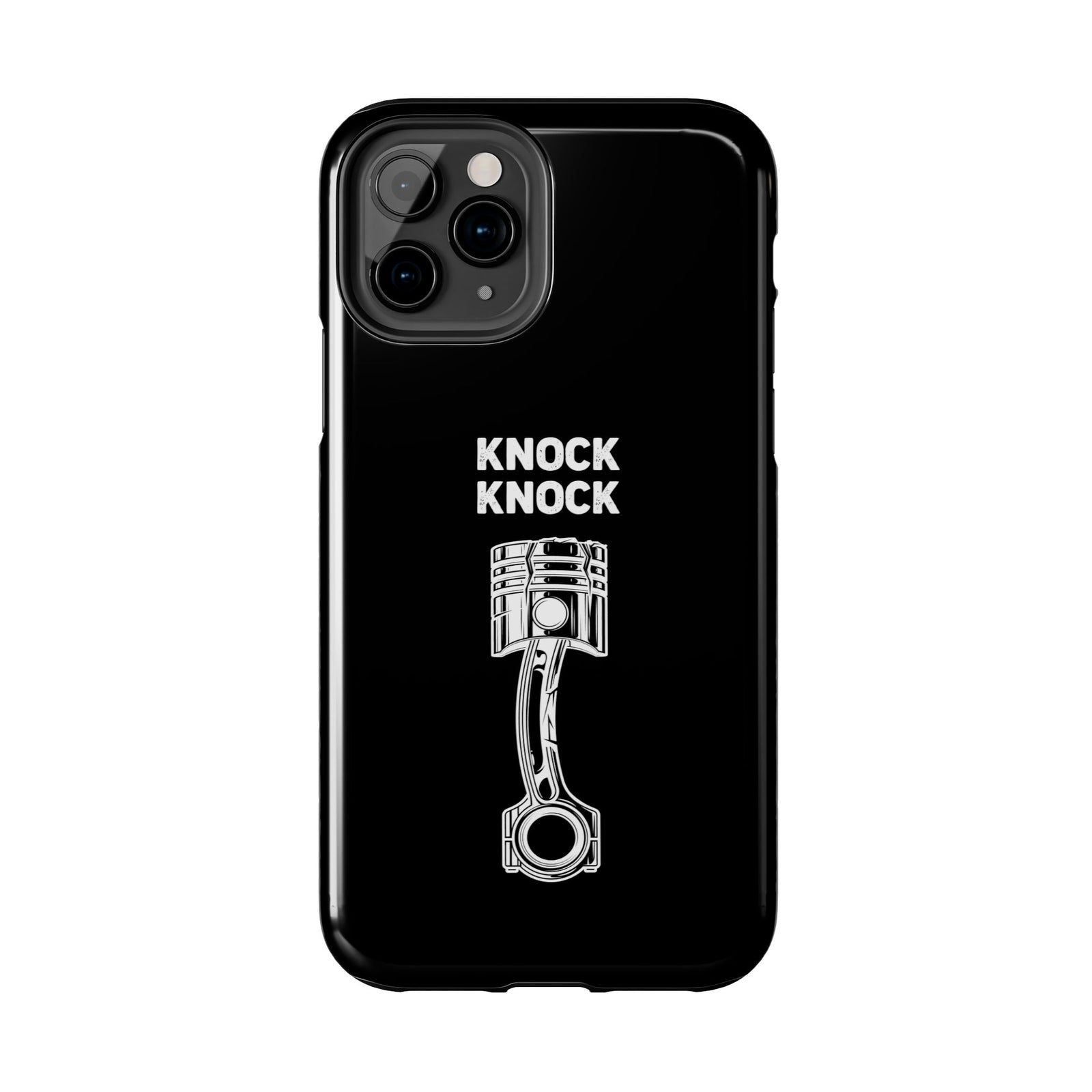 Knock Knock Broken Piston Phone Case | Funny Mechanic Car Guy Gift