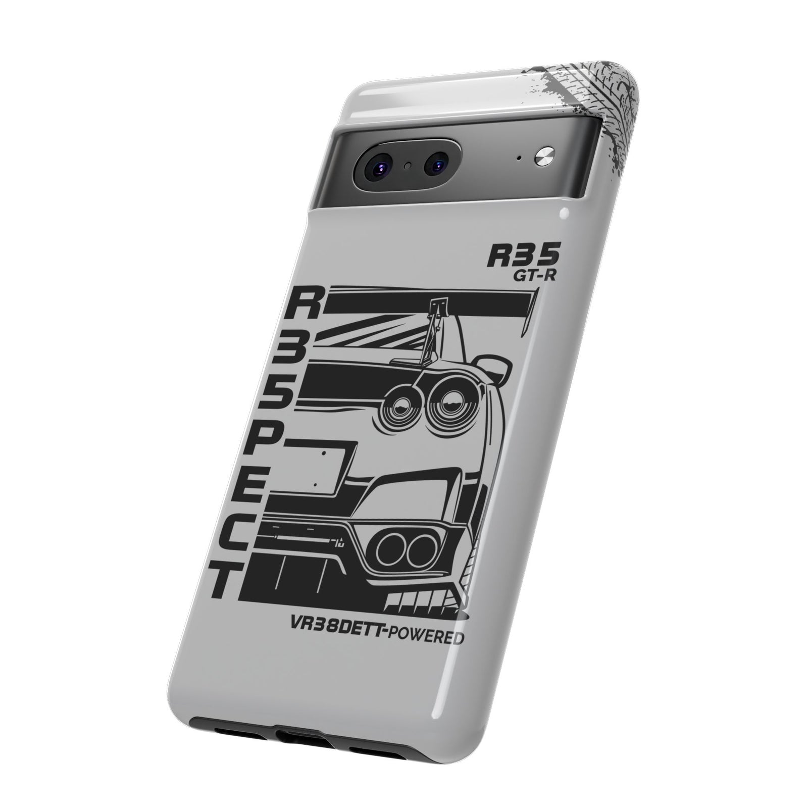 JDM Front View Tough Phone Case - Samsung Galaxy S26 Plus, glossy, camera cutout close-up