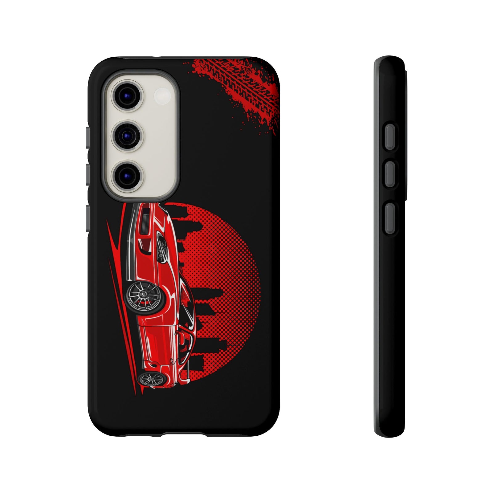 MKIV A80 Supra 2JZ Red City Tough Phone Case | JDM Car Guy Gift