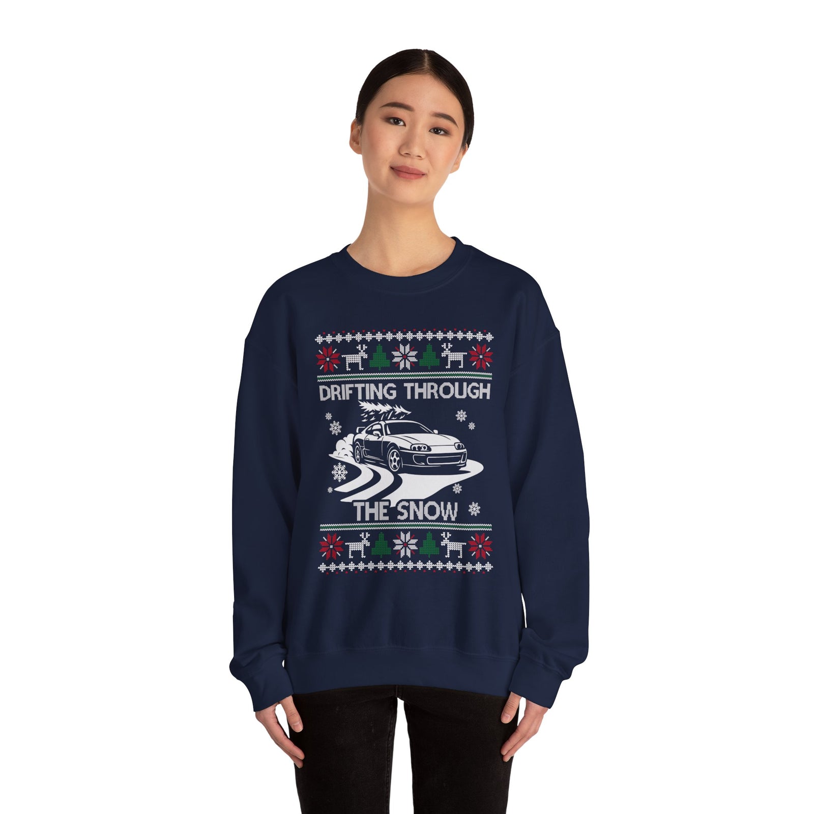 Christmas Drifting JDM Legend Crewneck Sweatshirt
