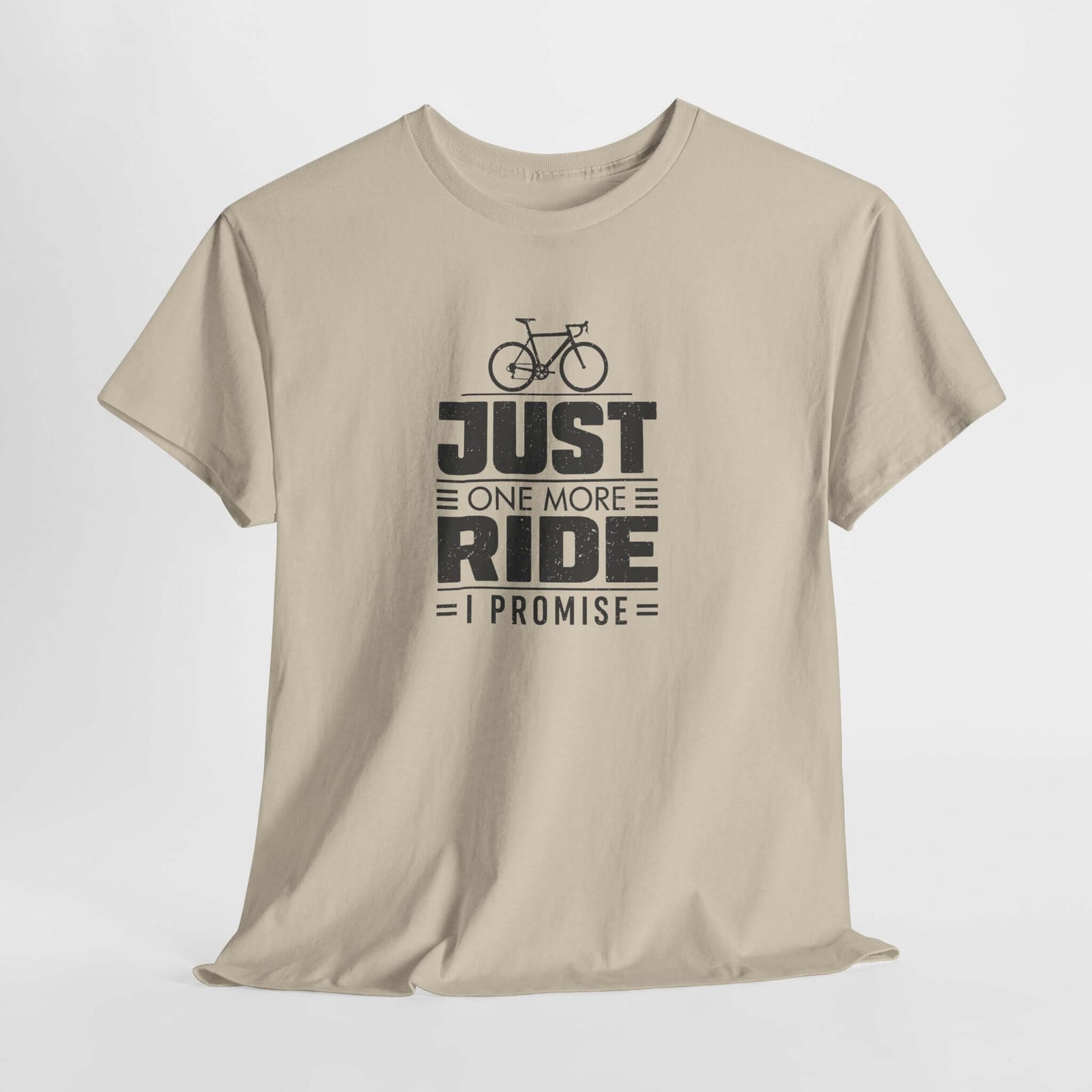 Just One More Ride shirt charcoal | Funny cyclist humor tee | 365CarMods