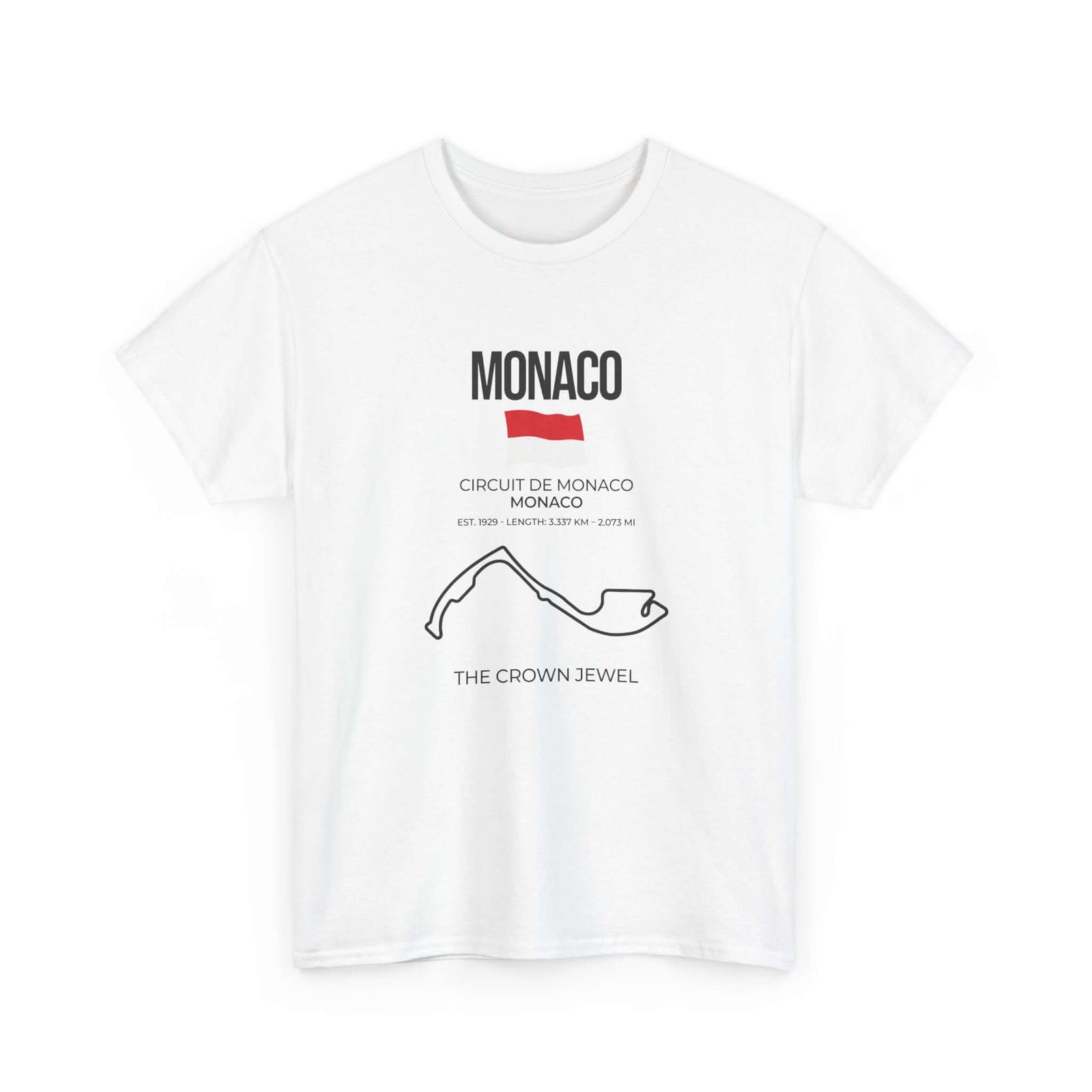 Monaco Race Track T-Shirt | Circuit de Monaco Grand Prix Motorsport Tee