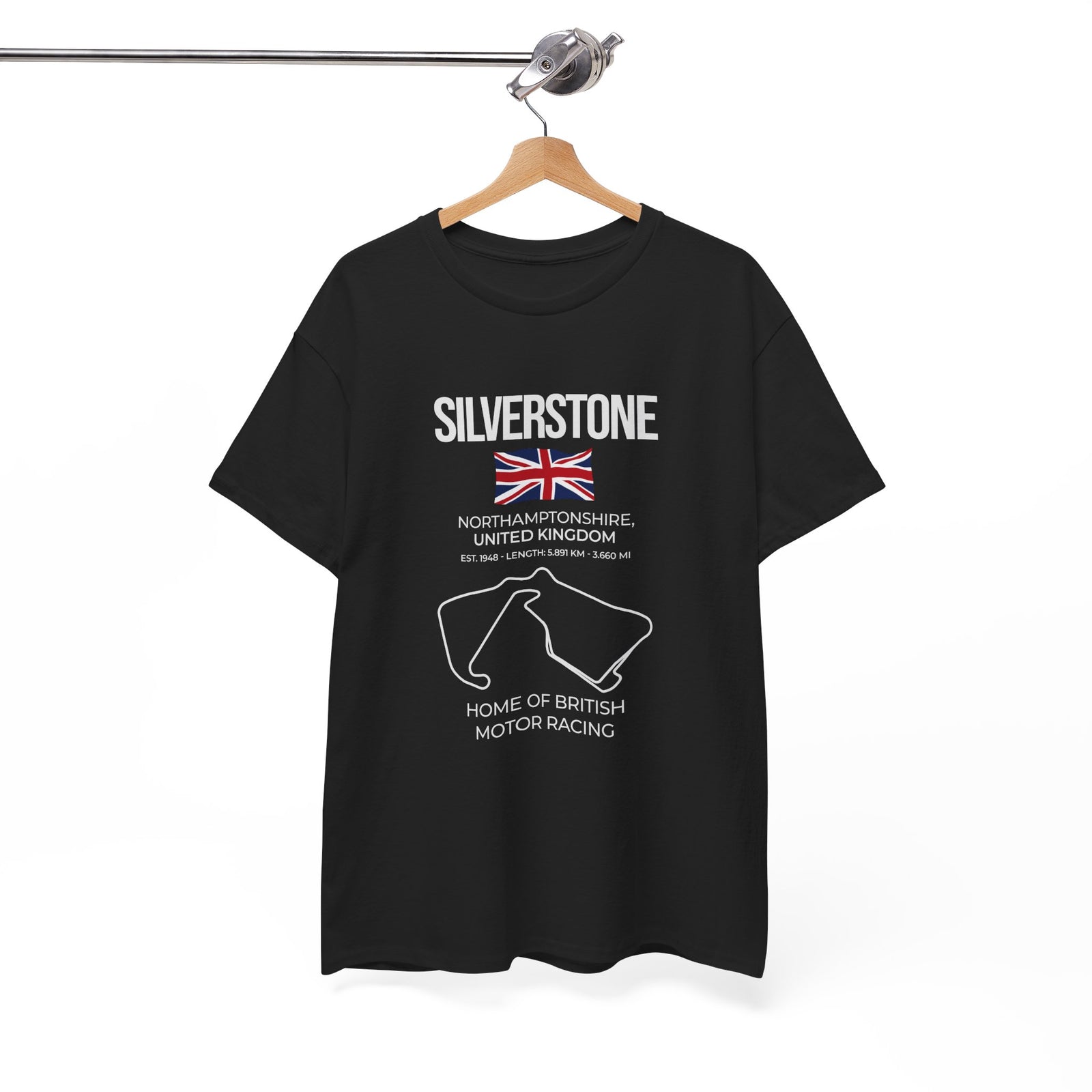 Silverstone Race Track T-Shirt | British Grand Prix Circuit Motorsport Tee