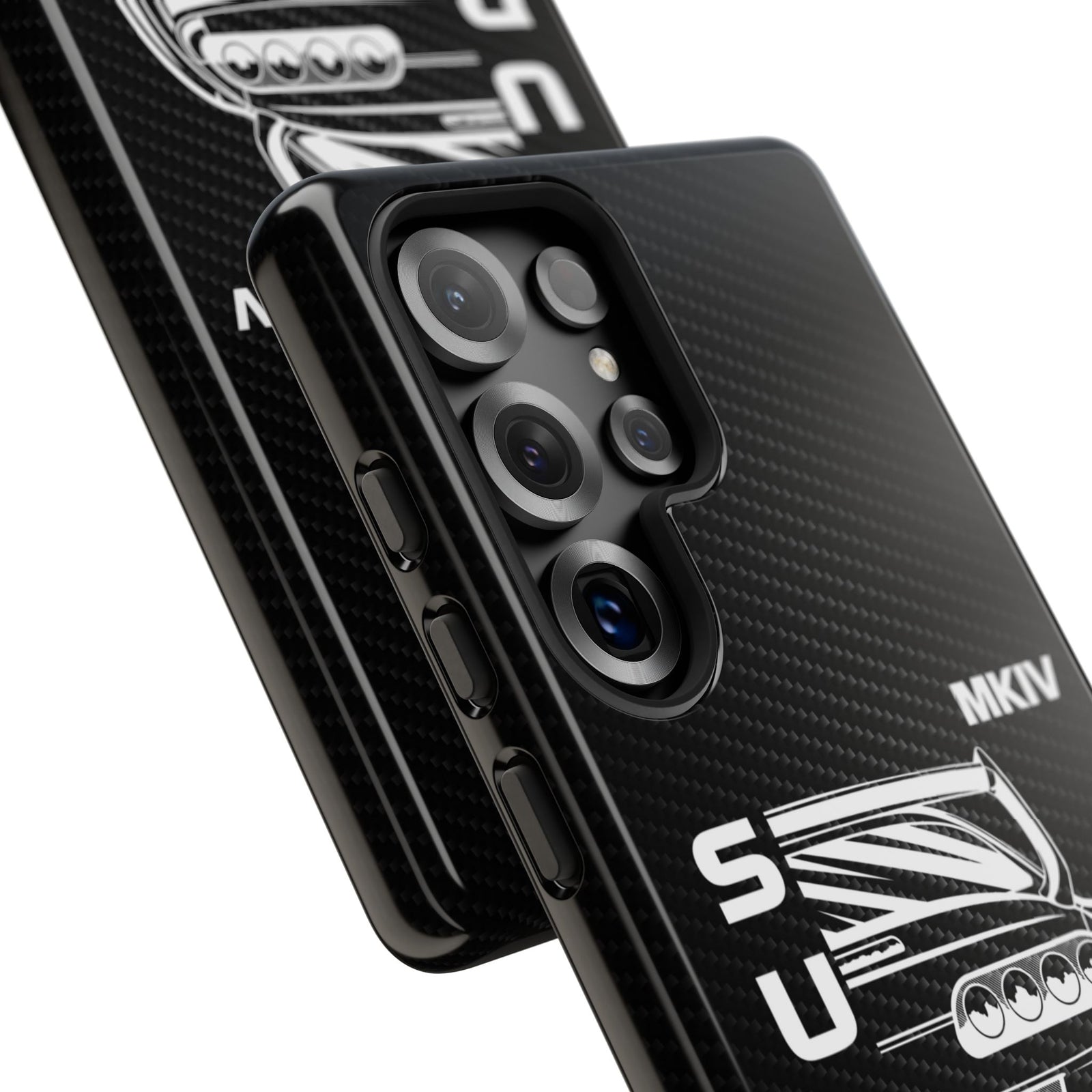 JDM Back View Tough Phone Case - Samsung Galaxy S25 Ultra, glossy, camera cutout close-up