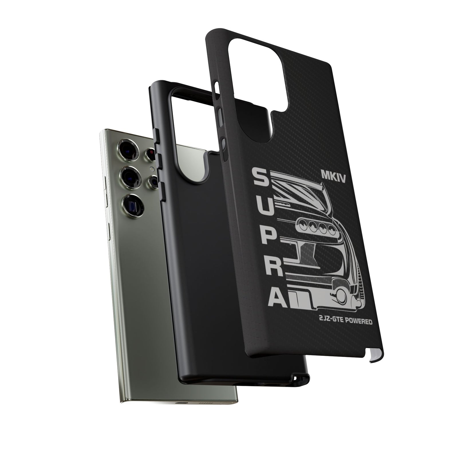 JDM Back View Tough Phone Case - Samsung Galaxy S23 Ultra, glossy, dual-layer protection