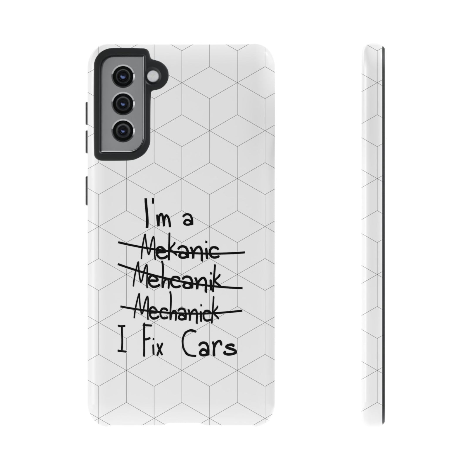 Mechanic I Fix Cars Funny Tough Phone Case | Car Guy Gift