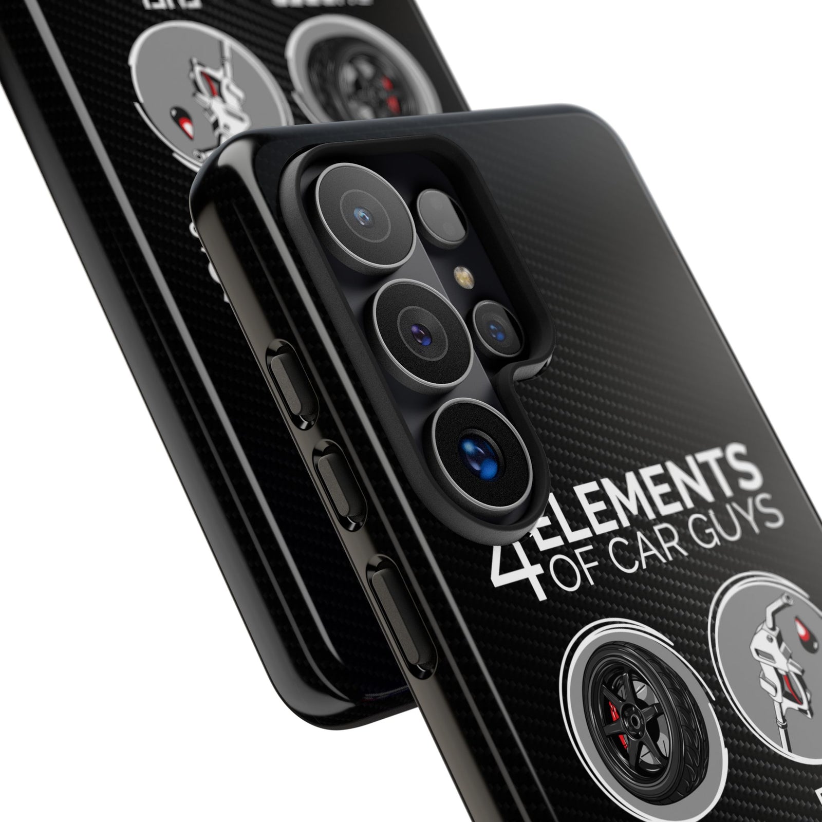 The 4 Elements of Car Guys Tough Phone Case | Funny Car Lover Gift