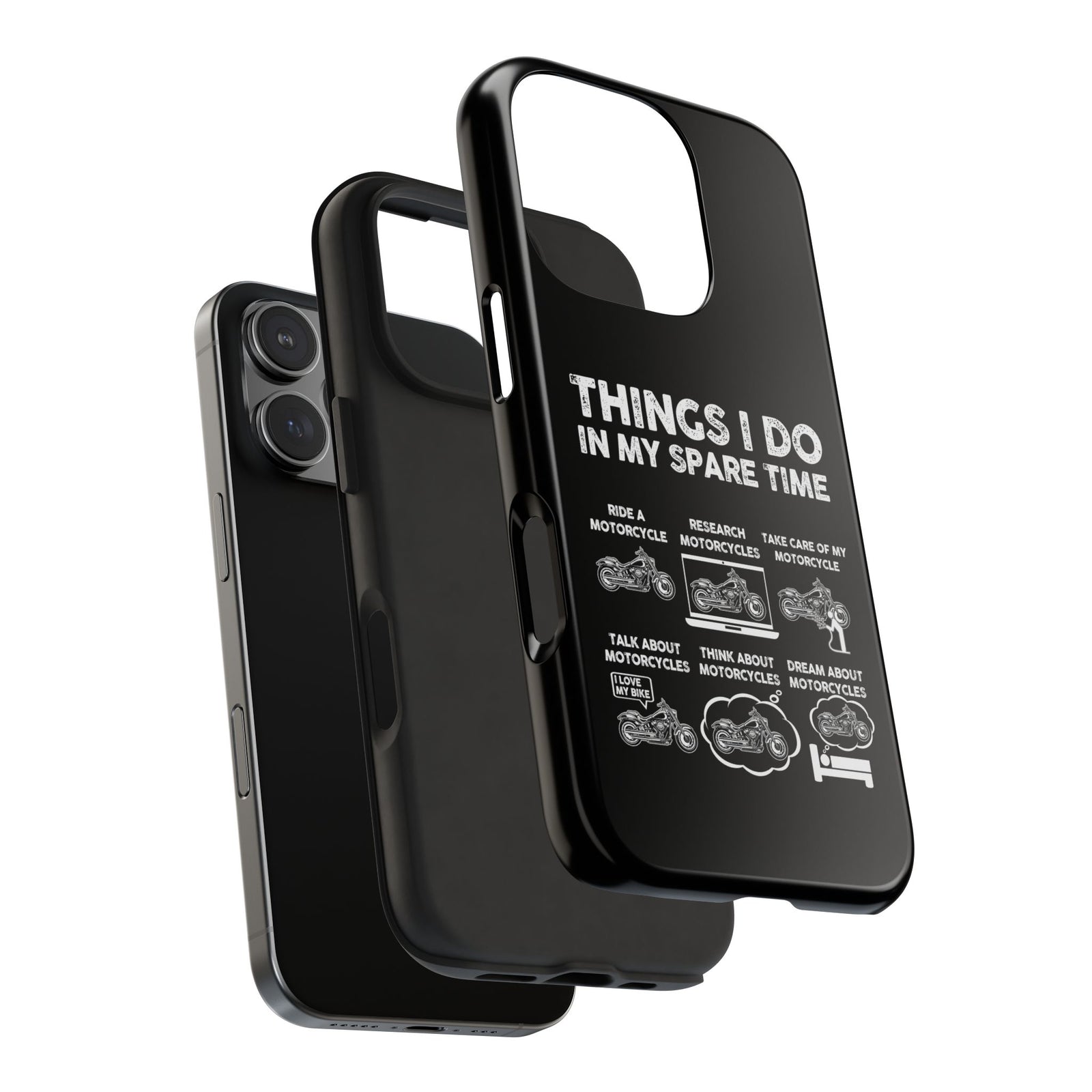 Things I Do in My Spare Time Motorcycle Phone Case | Biker Gift