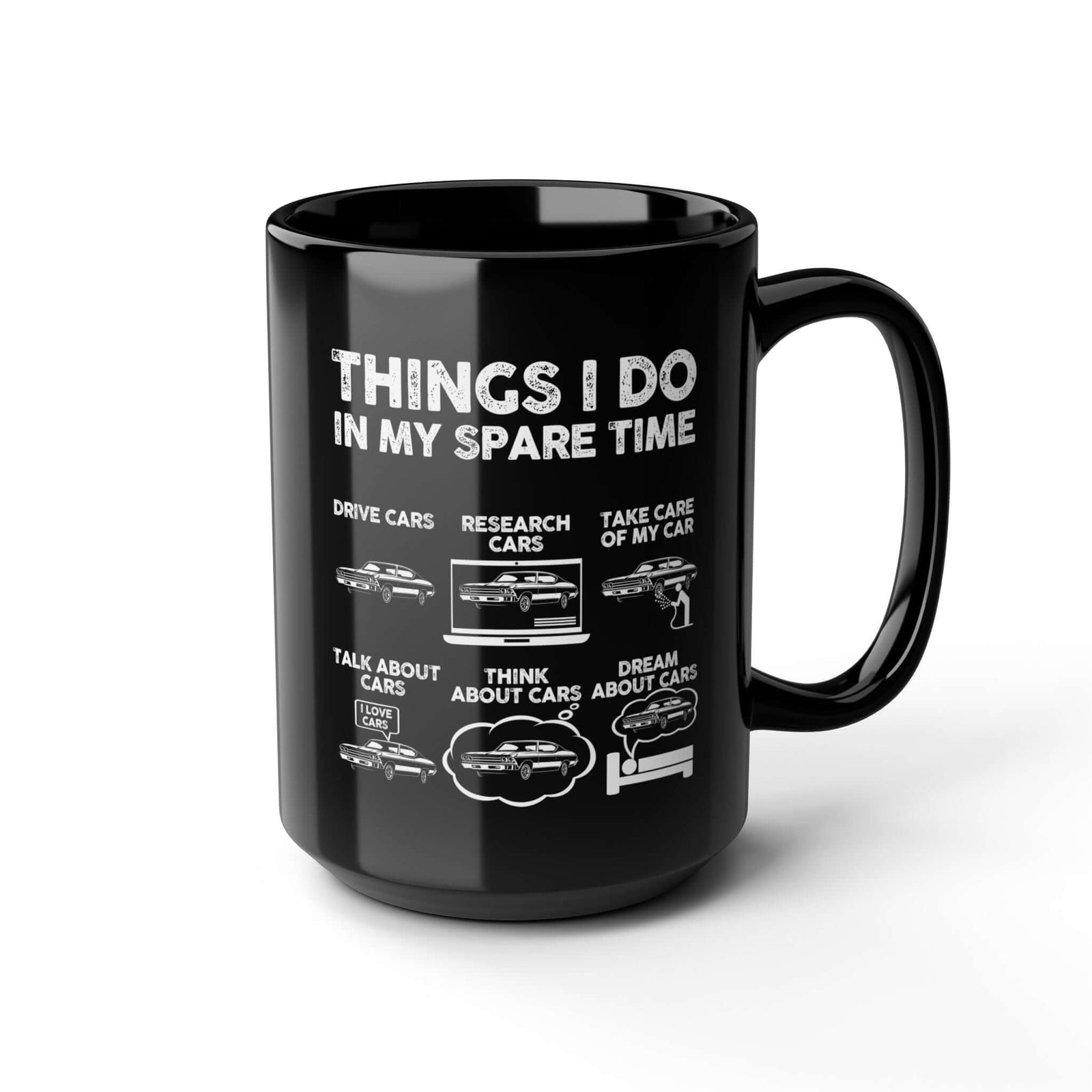 Things I Do In My Spare Time Mug coffee mug - funny car guy gift