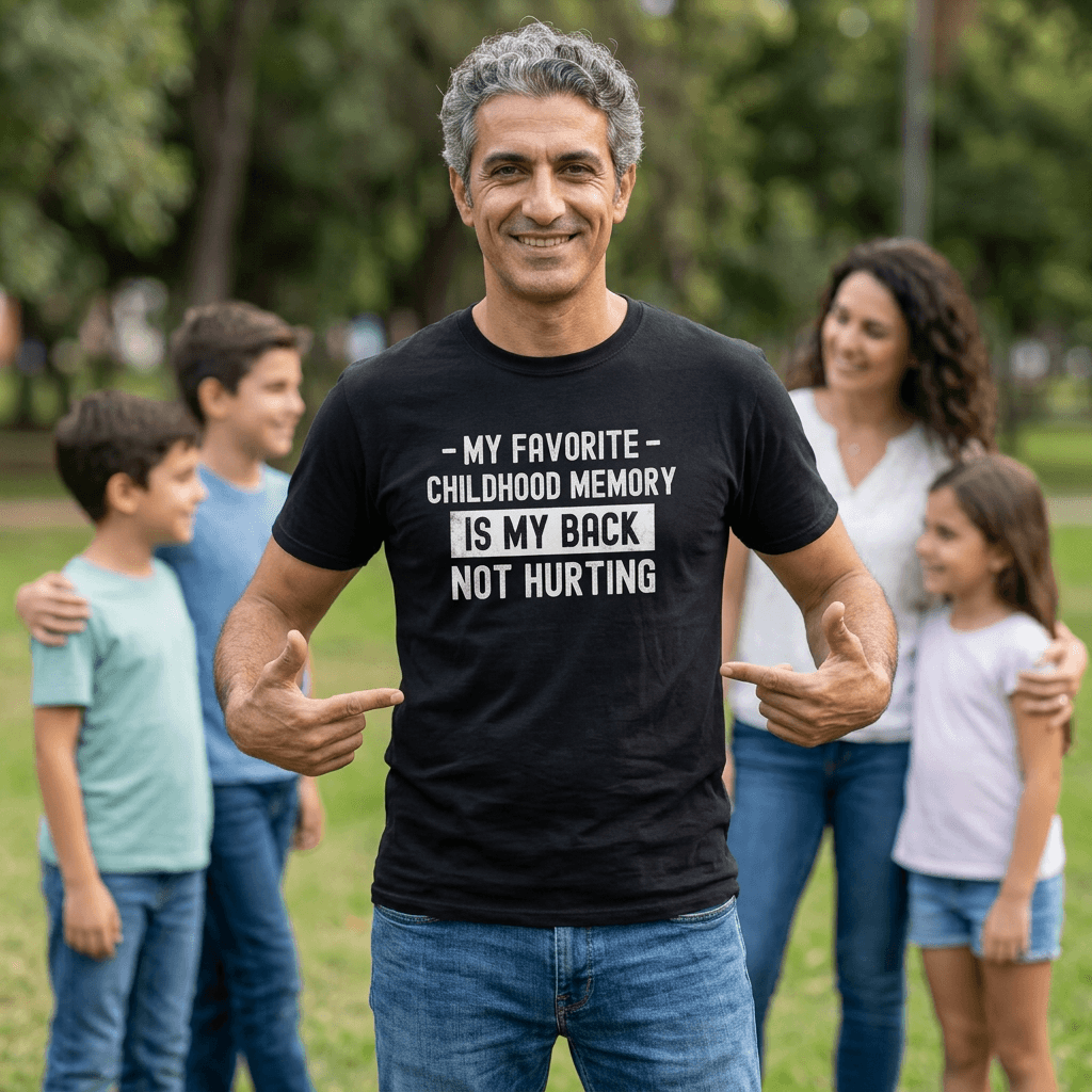 My Favorite Childhood Memory is My Back Not Hurting T-Shirt t-shirt - funny car enthusiast gift