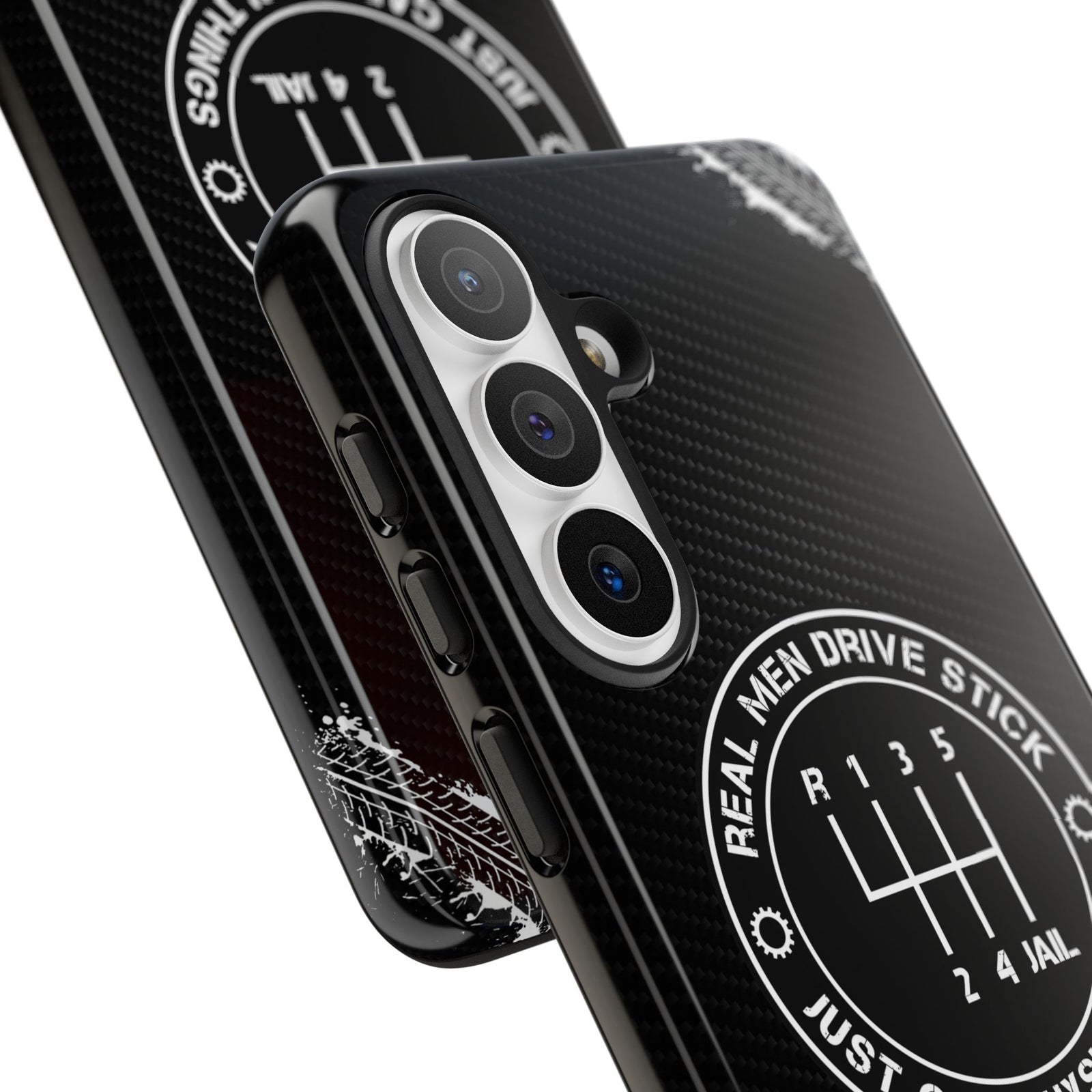 Real Men Drive Stick Manual Transmission Tough Phone Case | Car Guy Gift