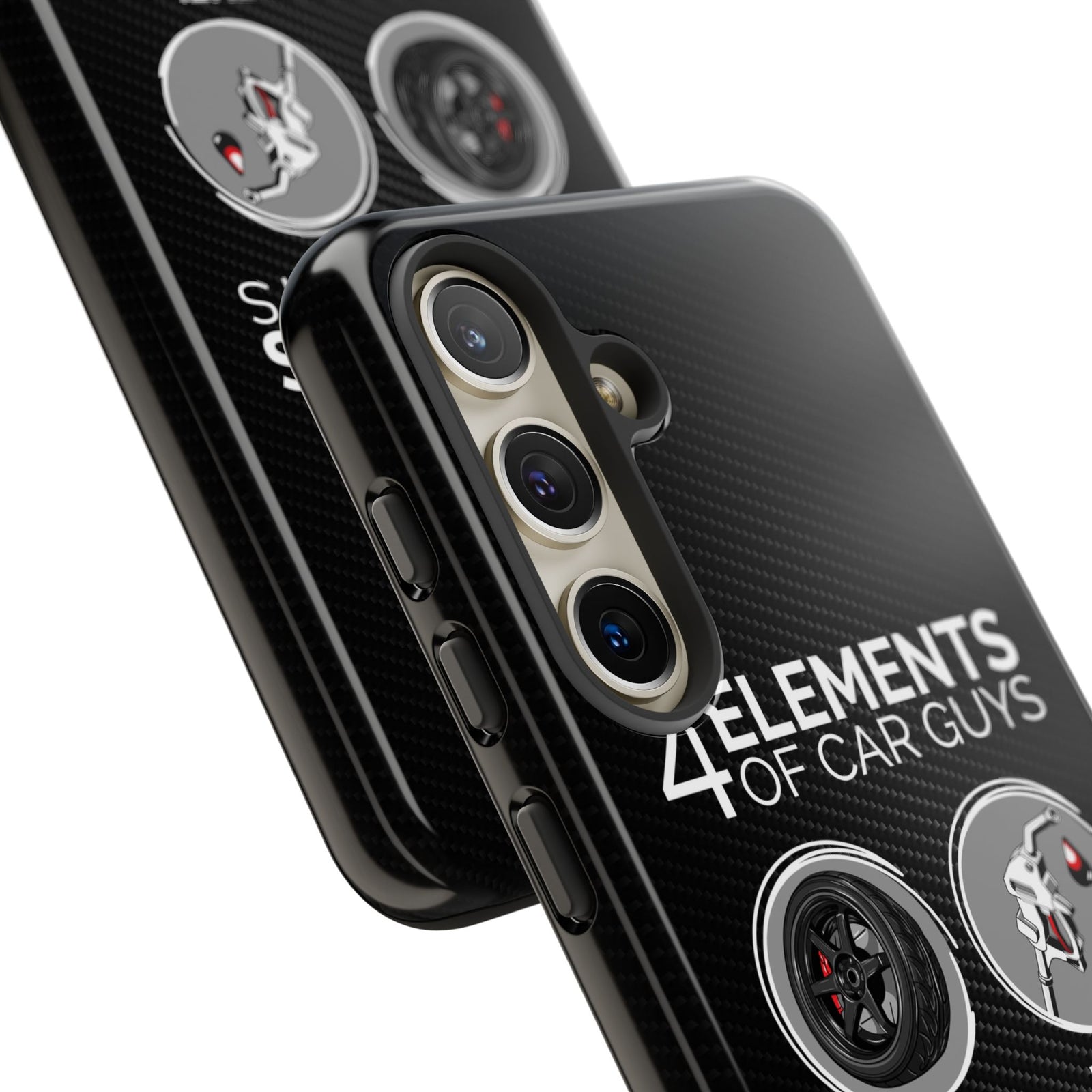 The 4 Elements of Car Guys Tough Phone Case | Funny Car Lover Gift