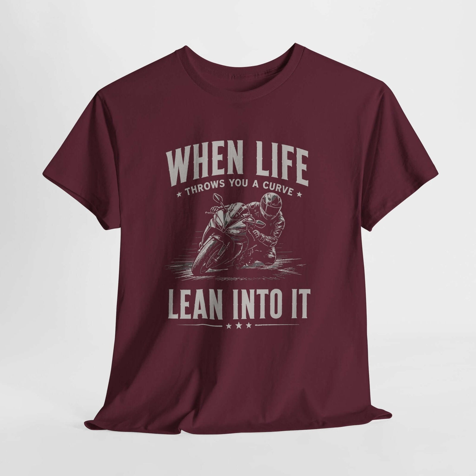 Lean Into It T-Shirt | Funny Sportbike Rider Gift Tee