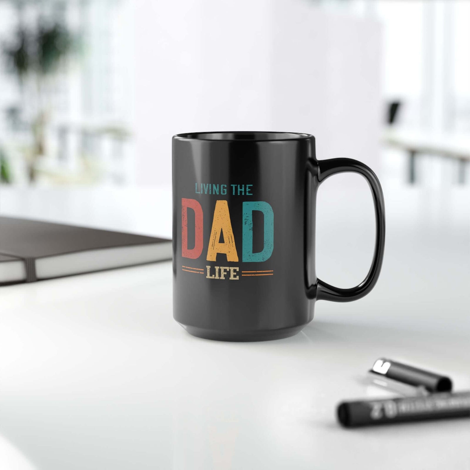 Living the Dad Life Coffee Mug mug design - petrolhead gift
