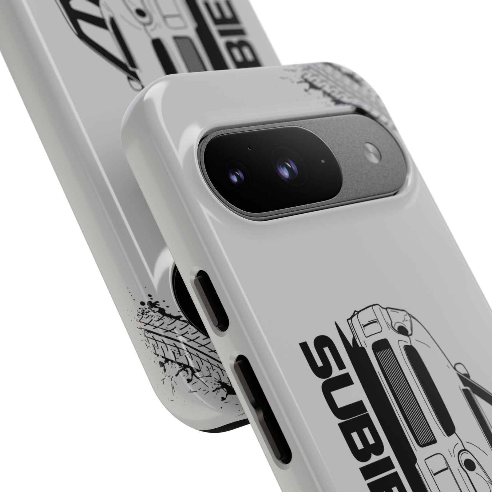 JDM Gang Tough Phone Case - Google Pixel 9, glossy, camera cutout close-up