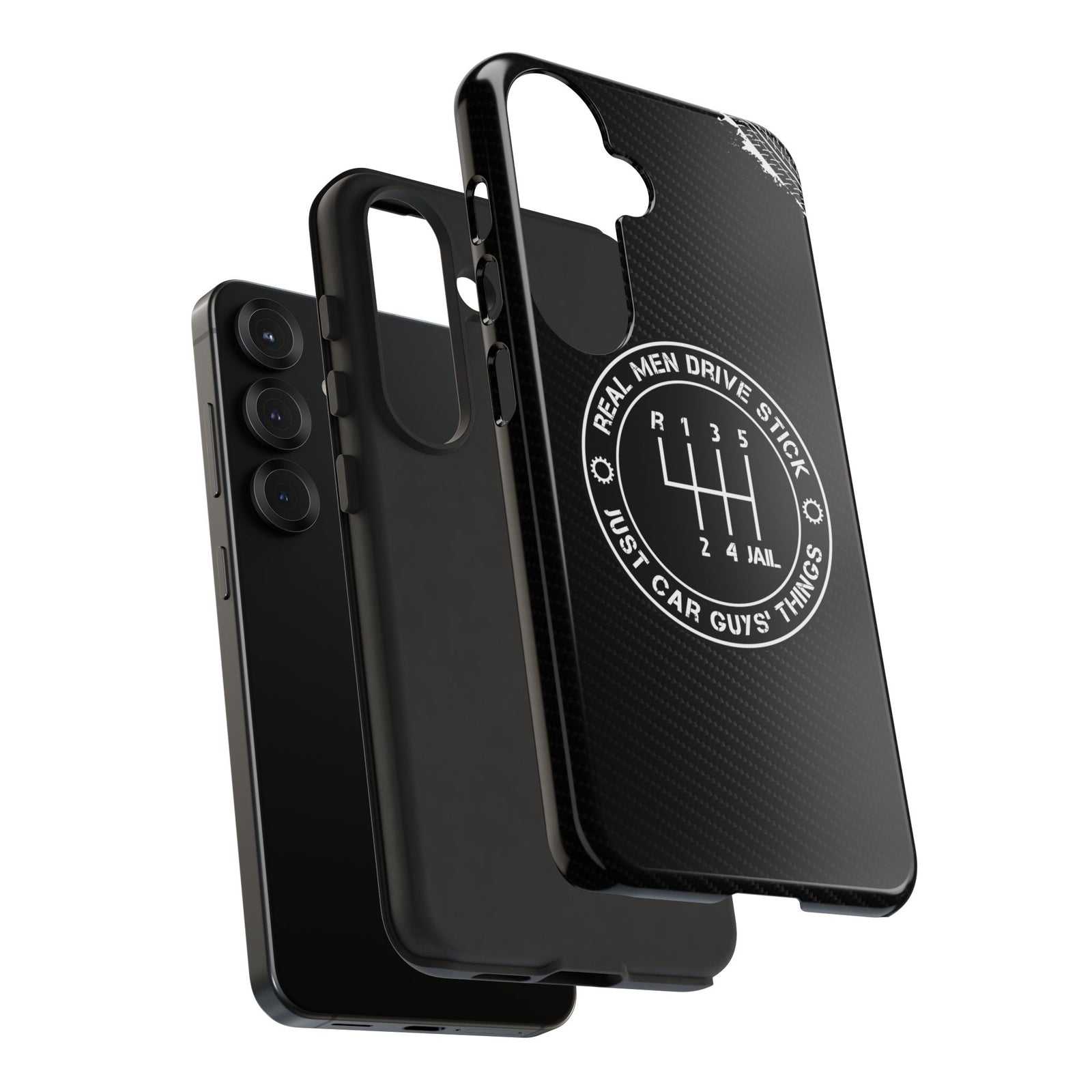 Real Men Drive Stick Manual Transmission Tough Phone Case | Car Guy Gift
