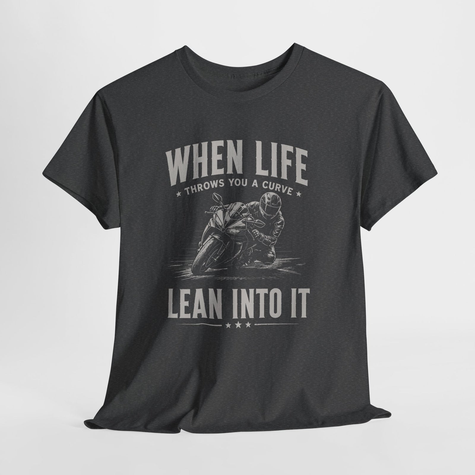 Lean Into It T-Shirt | Funny Sportbike Rider Gift Tee