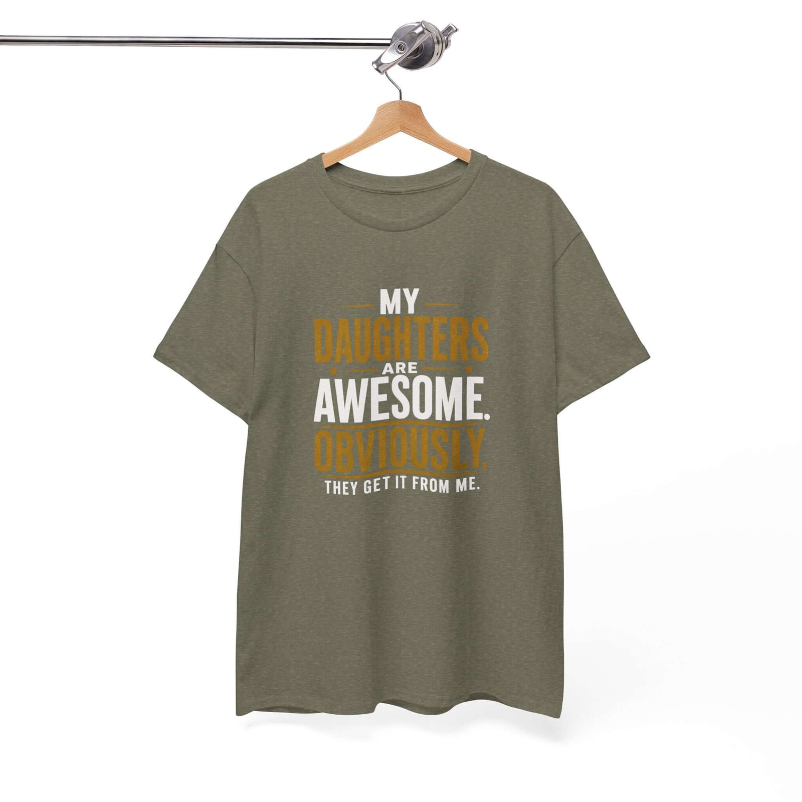 My Daughters Are Awesome shirt in navy | Proud parent graphic tee | 365CarMods