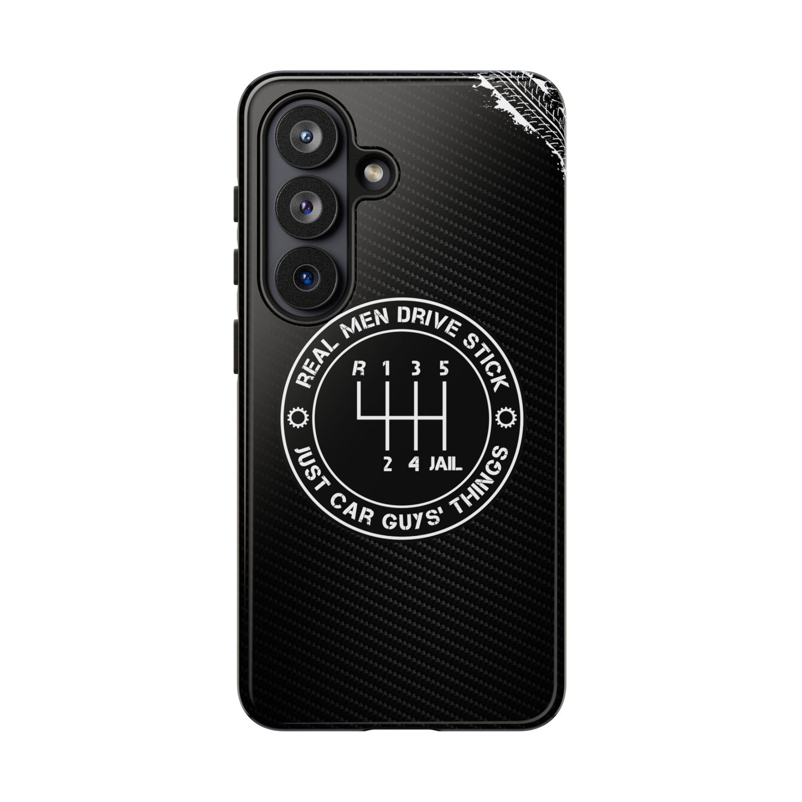Real Men Drive Stick Manual Transmission Tough Phone Case | Car Guy Gift