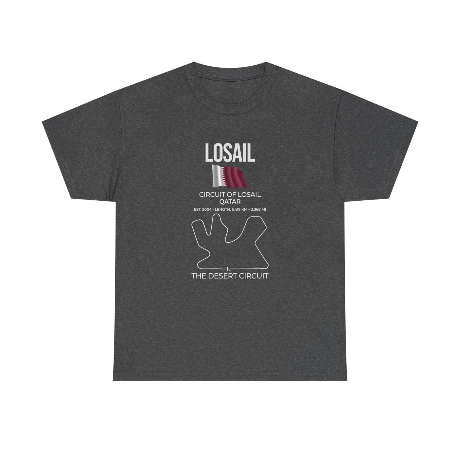 Losail Race Track T-Shirt tee - funny gift for car guys
