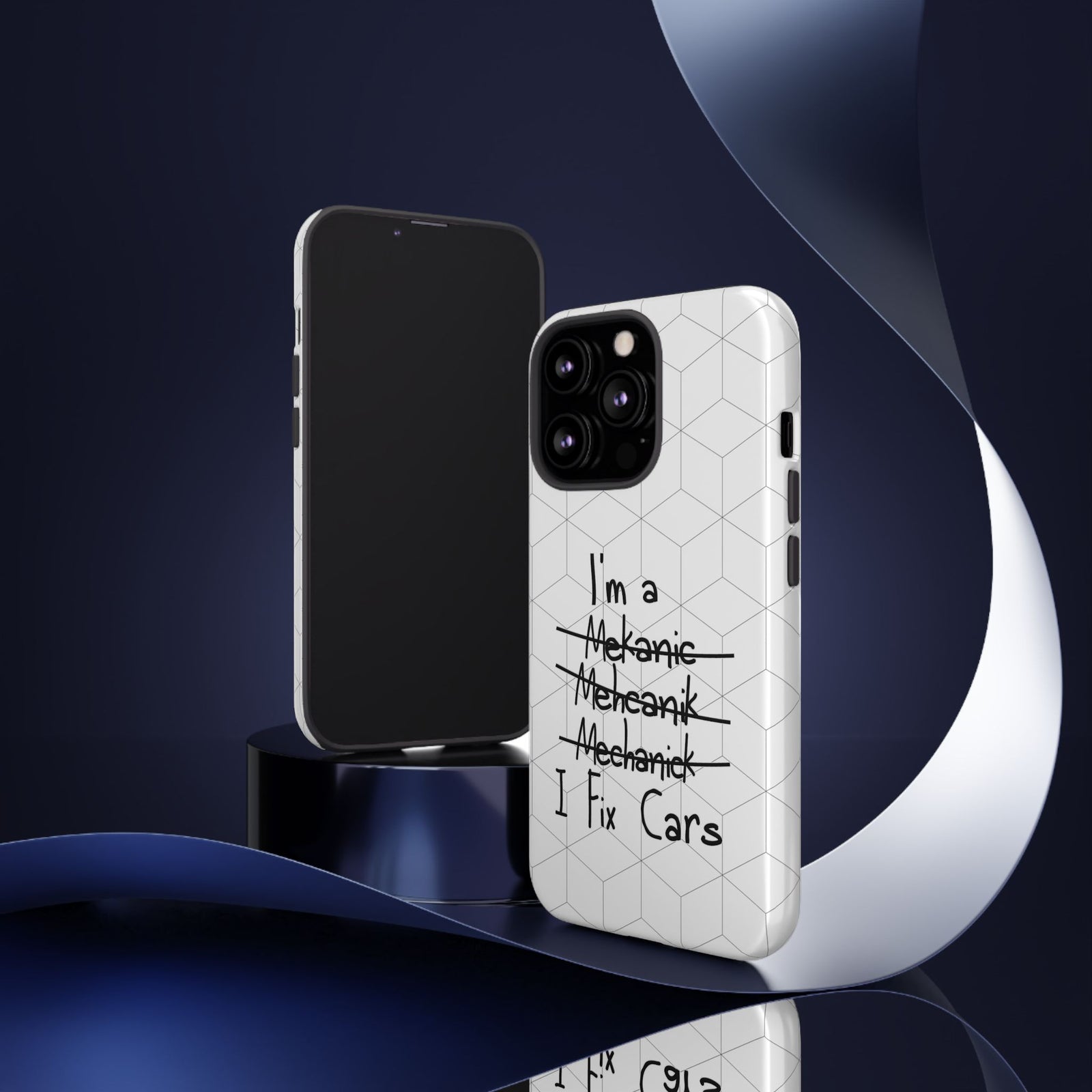 Mechanic I Fix Cars Funny Tough Phone Case | Car Guy Gift