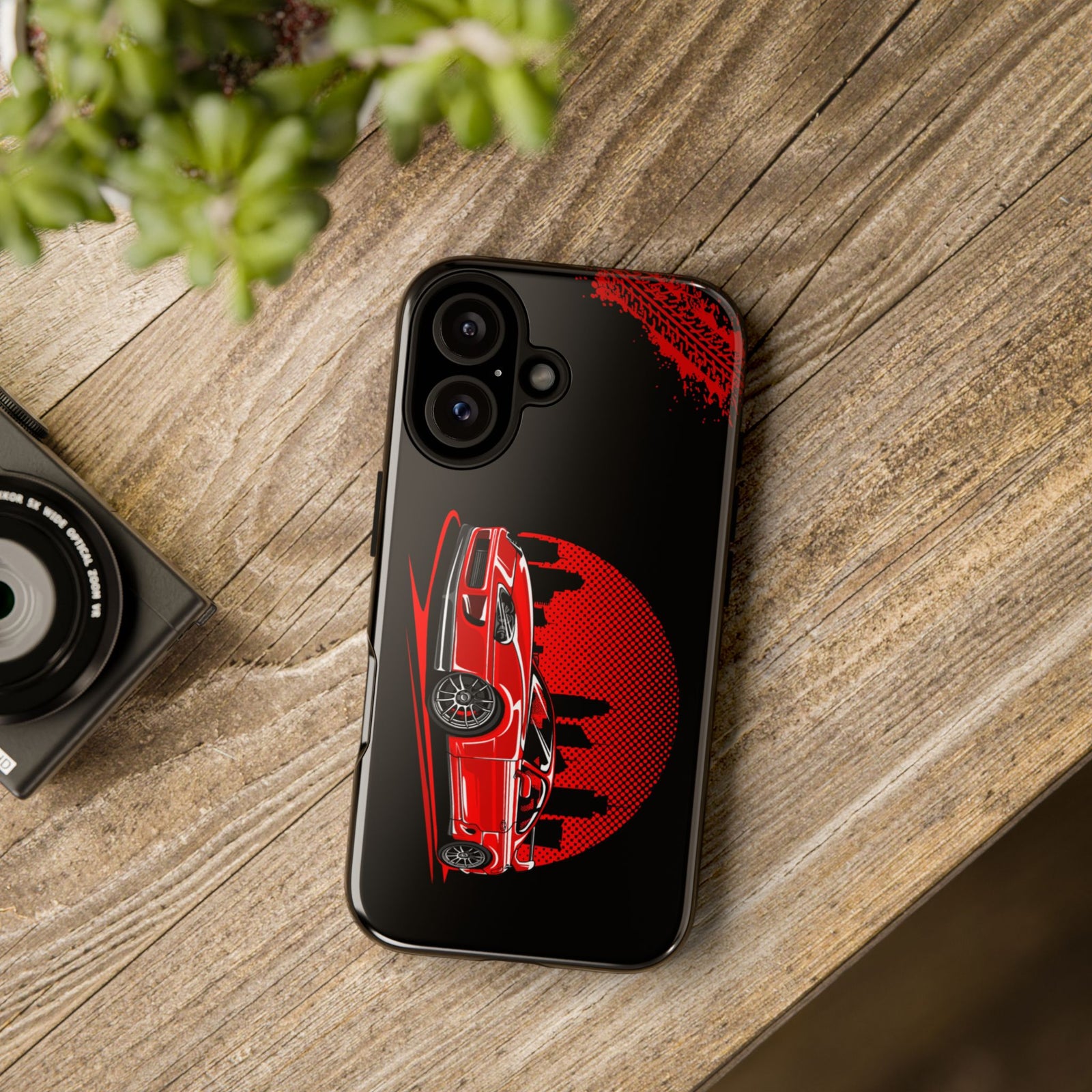 MKIV A80 Supra 2JZ Red City Tough Phone Case | JDM Car Guy Gift