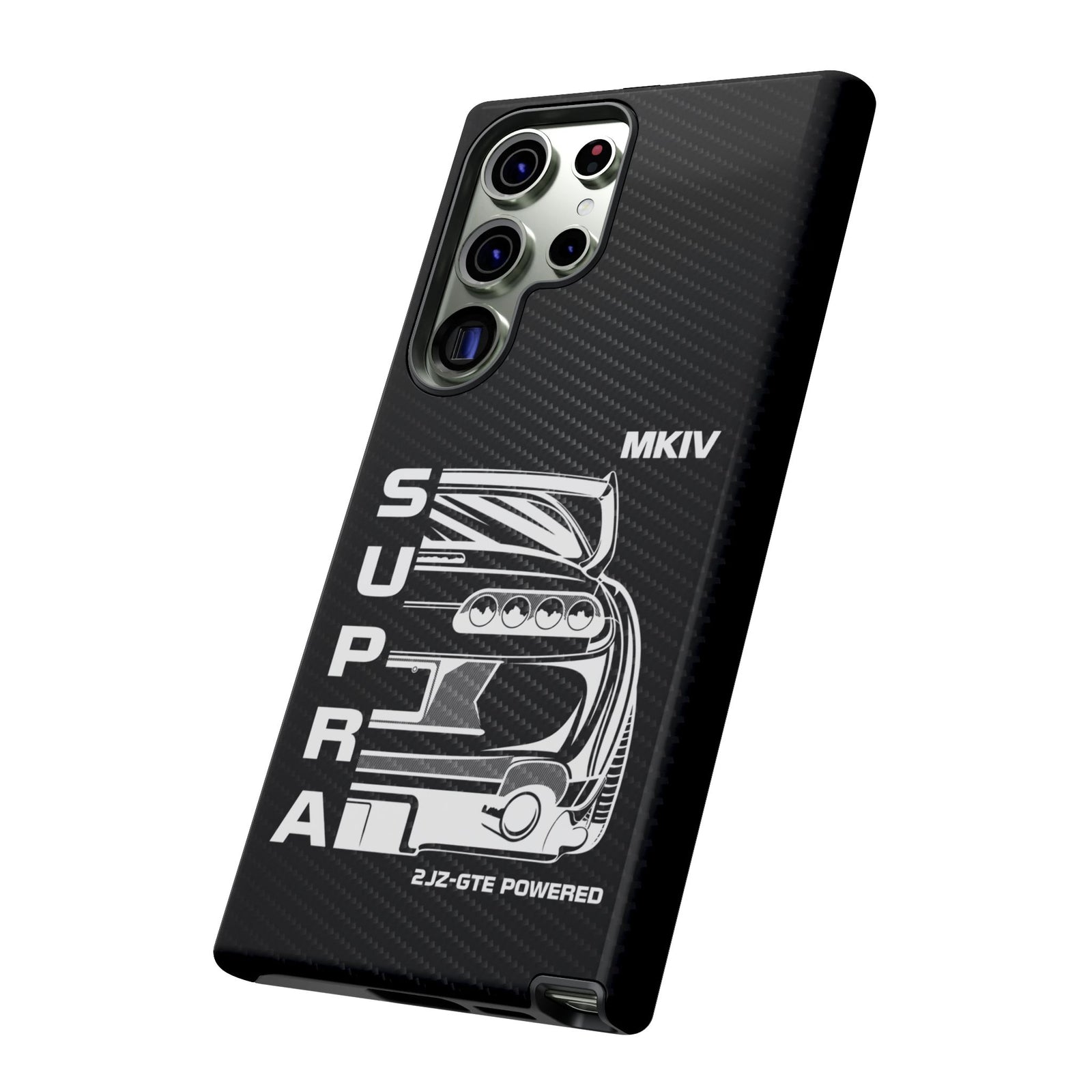 JDM Back View Tough Phone Case - Samsung Galaxy S23 Ultra, glossy, side view