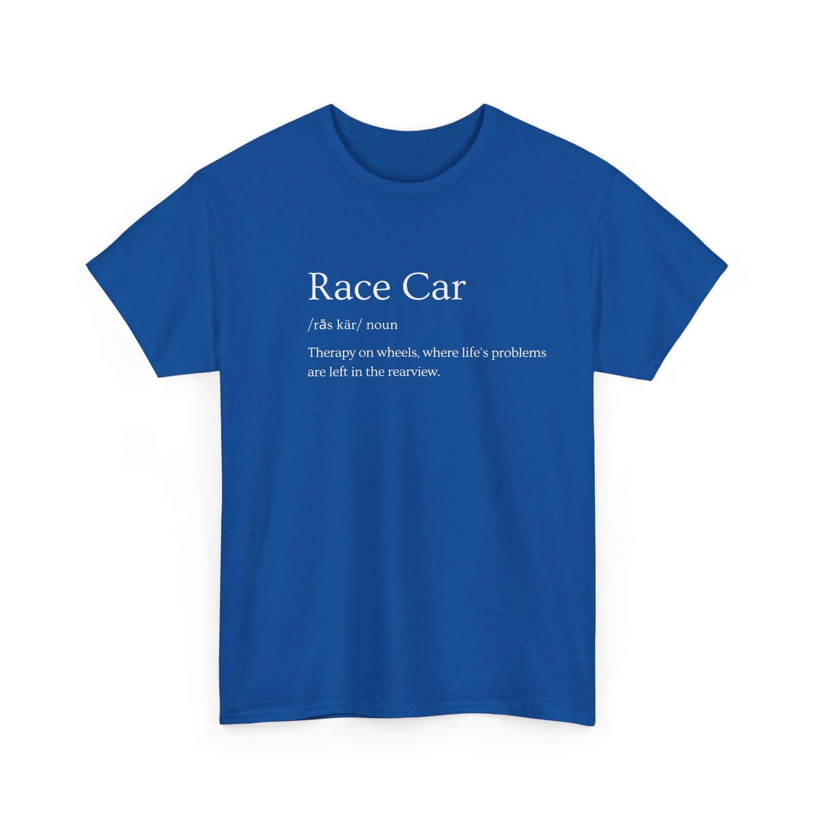 Race car definition t-shirt - funny car enthusiast gift - motorsport tee