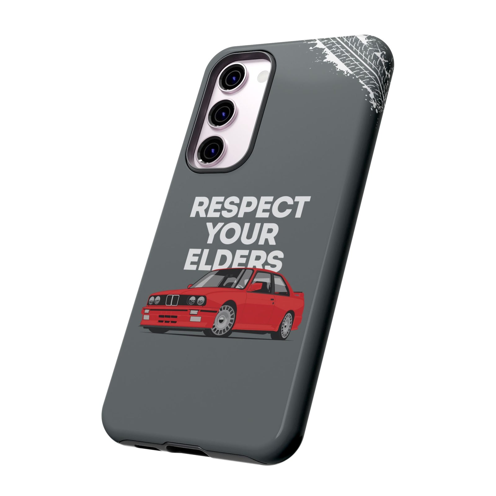 E30 M3 Respect Your Elders Tough Phone Case | Classic Car Guy Gift
