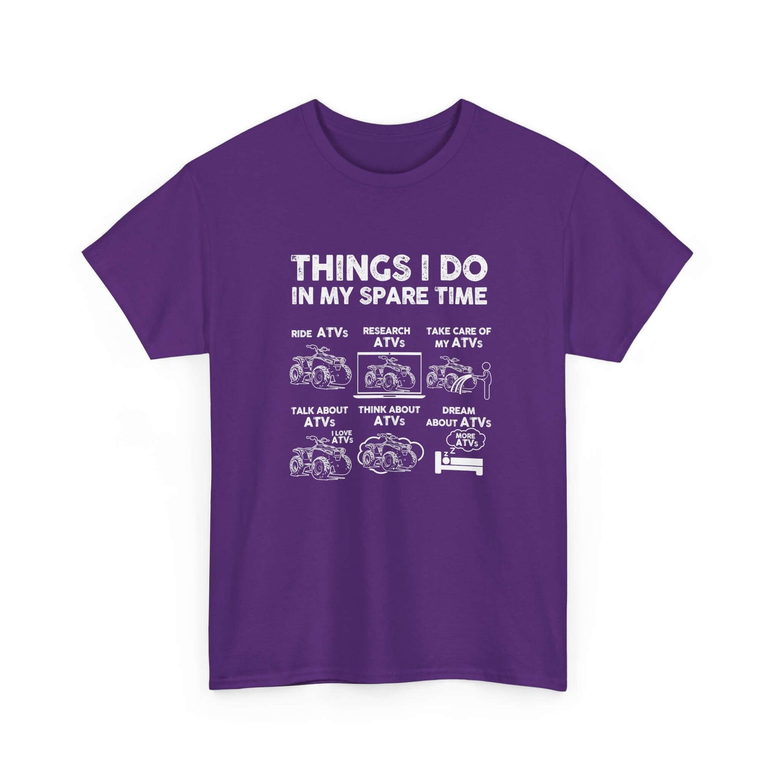 Things I Do in My Spare Time ATV T-Shirt | Quad Rider Gift