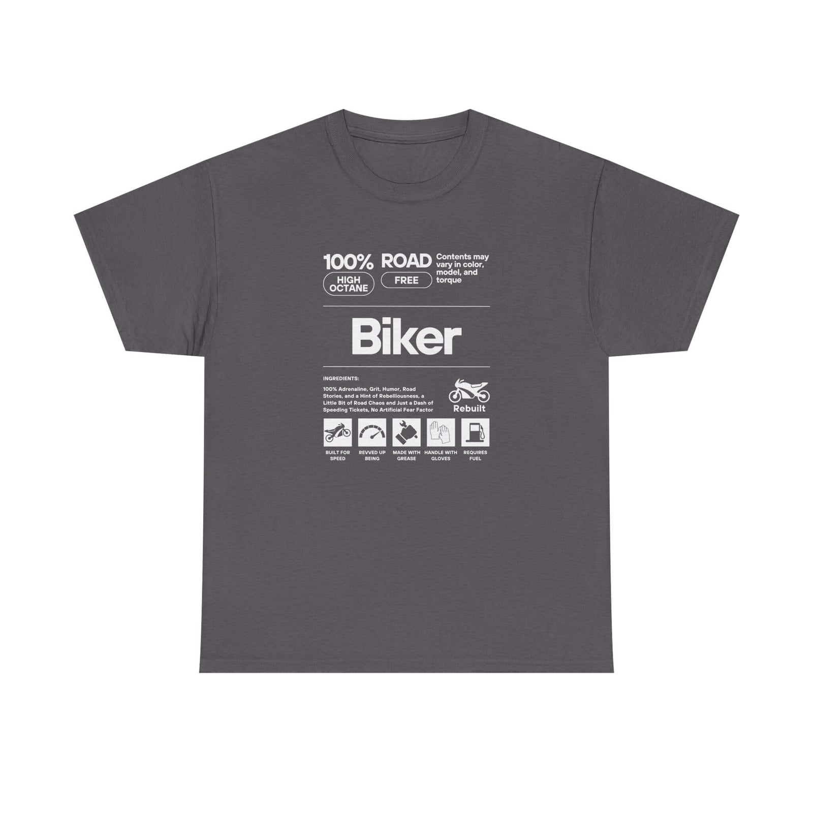 Biker Definition T-Shirt t-shirt flat lay - automotive gift